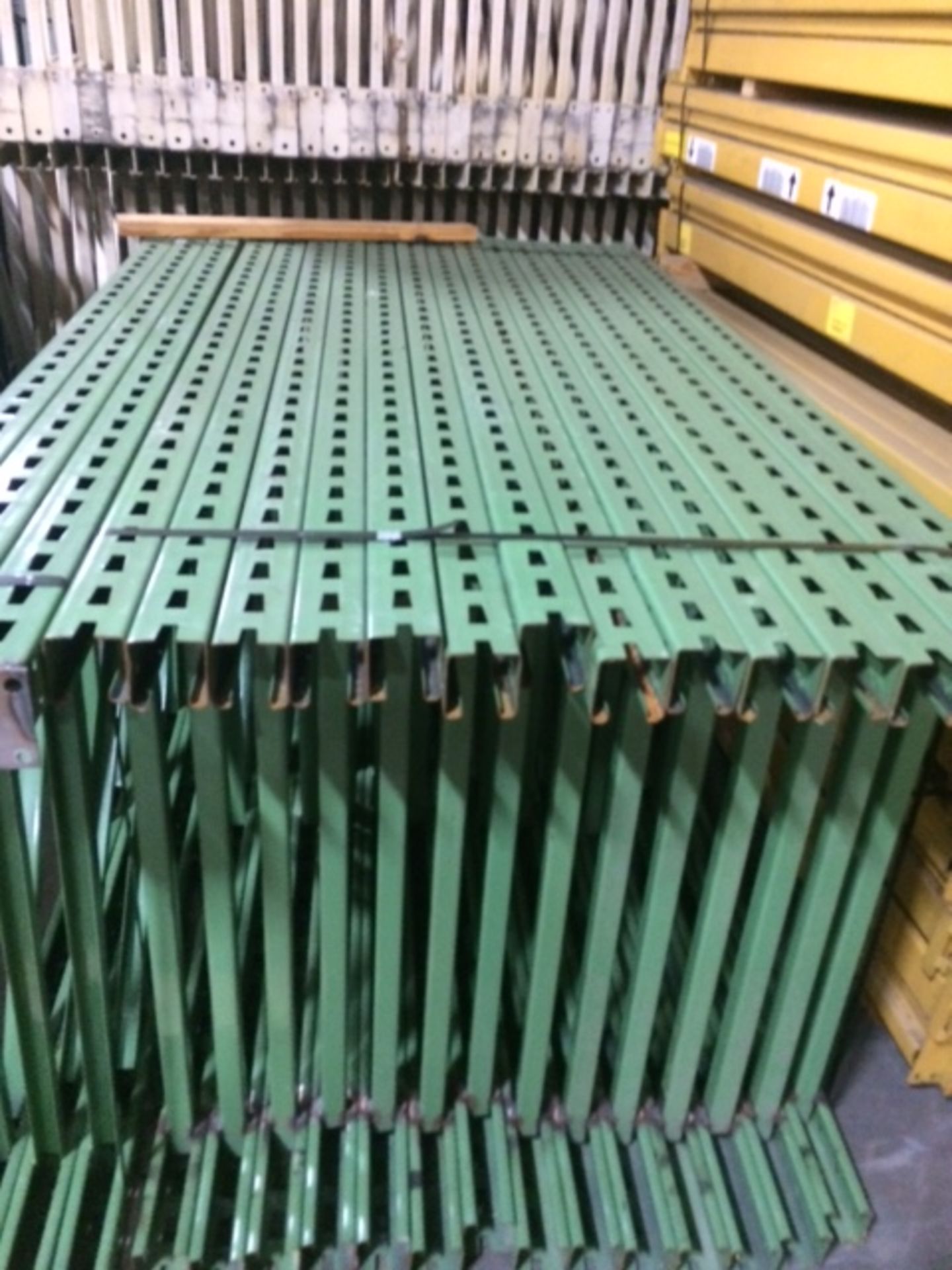 PALLET RACK - KEYSTONE UPRIGHTS, 42" X 8' (X9)