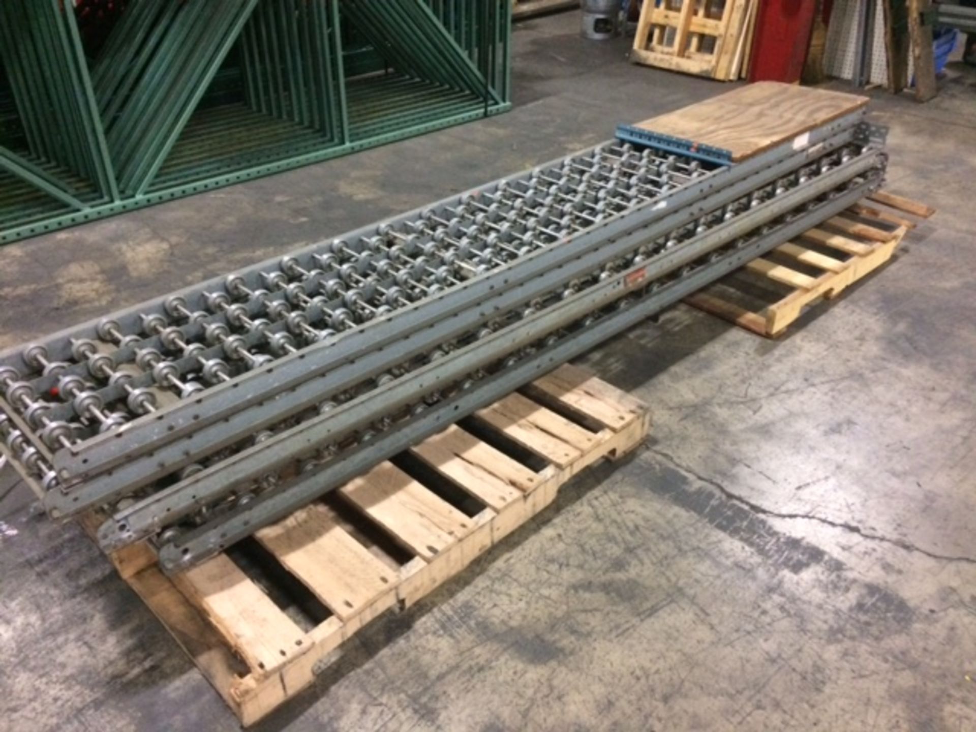 SKATE WHEEL CONVEYOR - 40 TOTAL LINEAR FEET - 18" X 120" (X4)