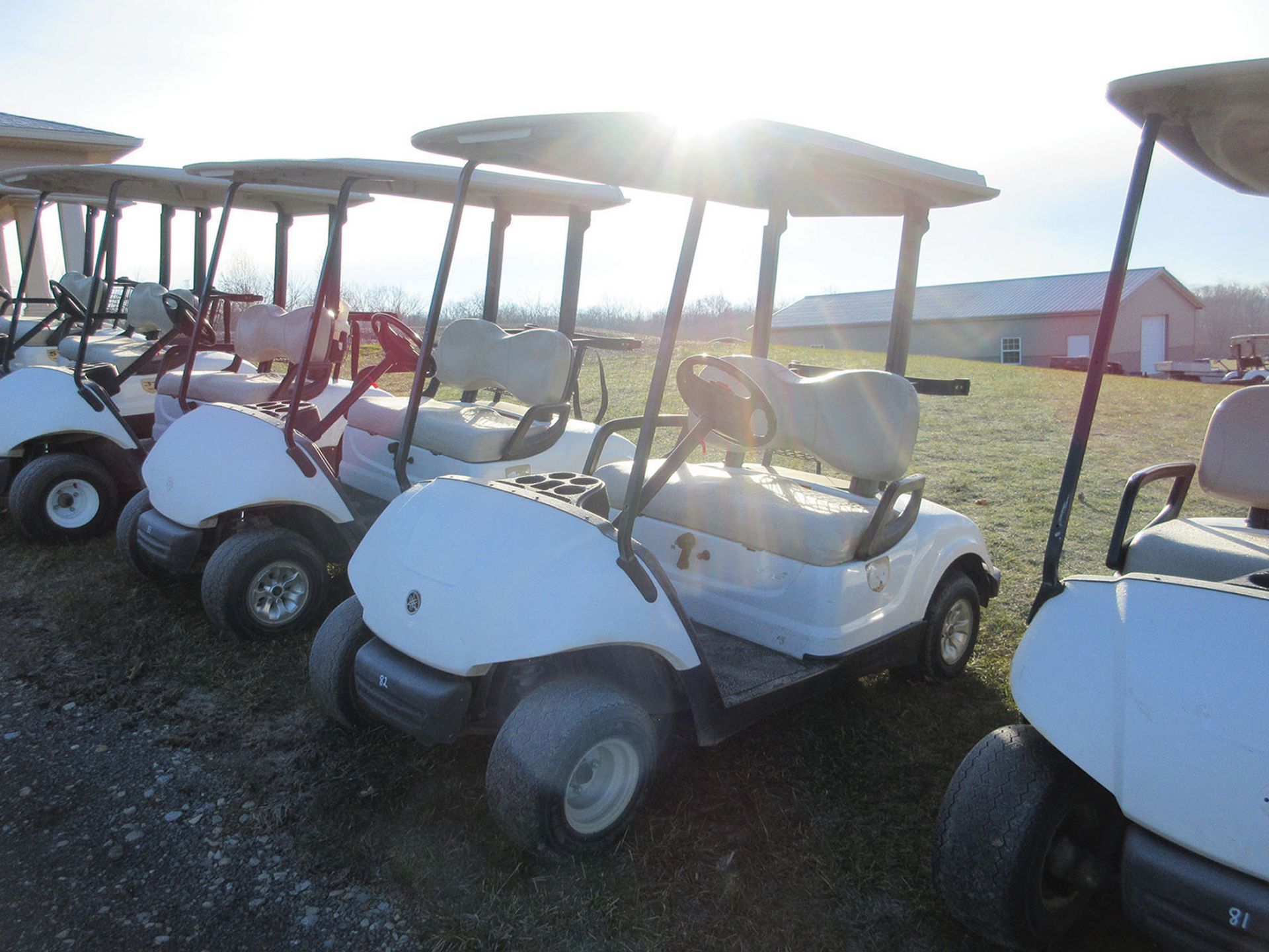 2008 YAMAHA GAS GOLF CART; MODEL YDRA, S/N JW1-206285