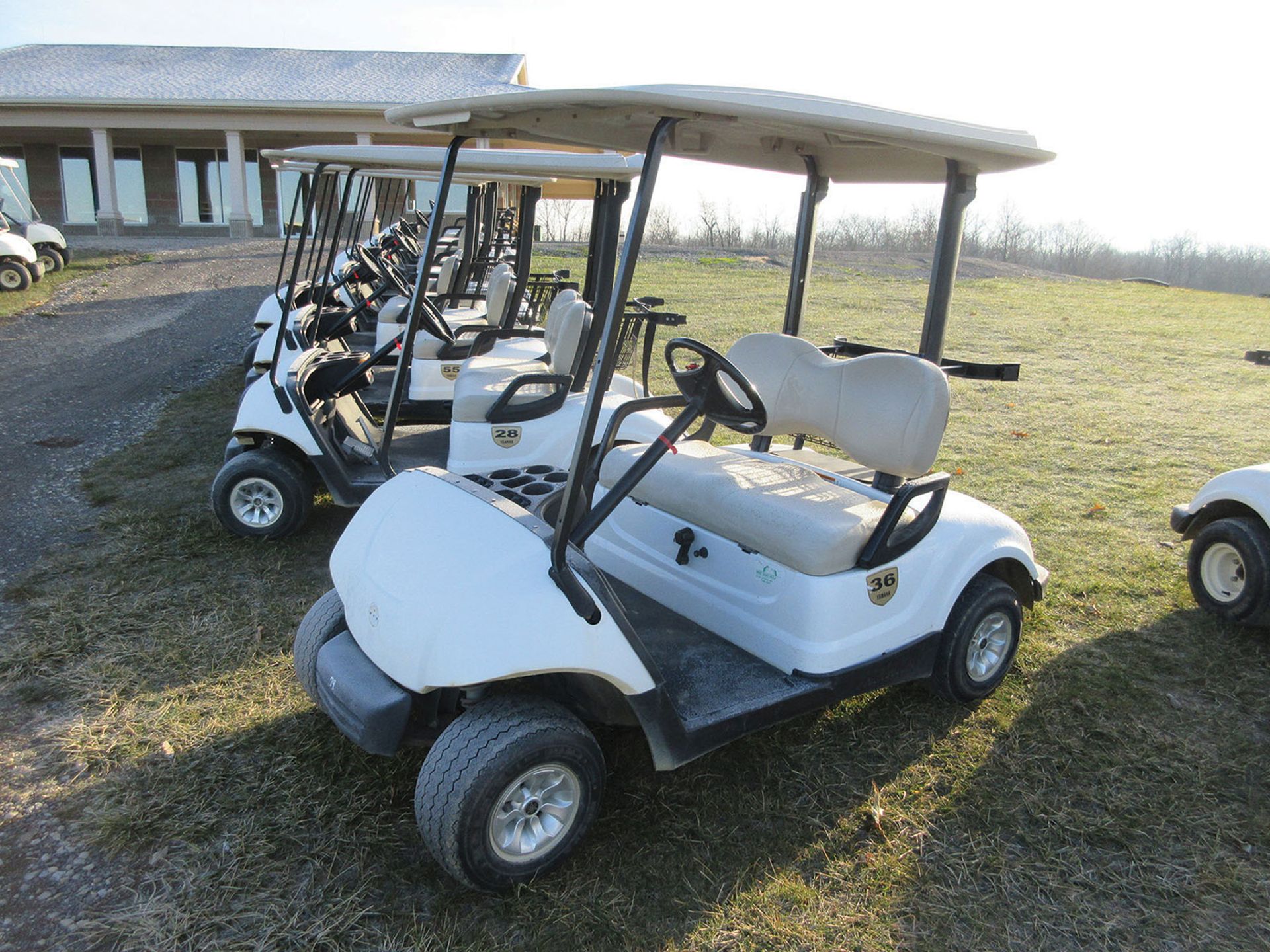 2008 YAMAHA GAS GOLF CART; MODEL YDRA, S/N JW1-206275