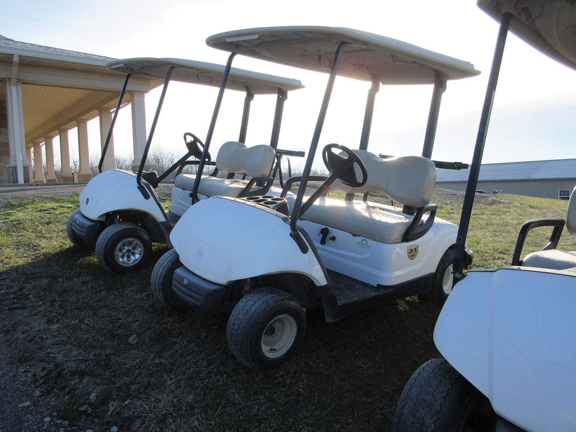 2008 YAMAHA GAS GOLF CART; MODEL YDRA, S/N JW1-205670