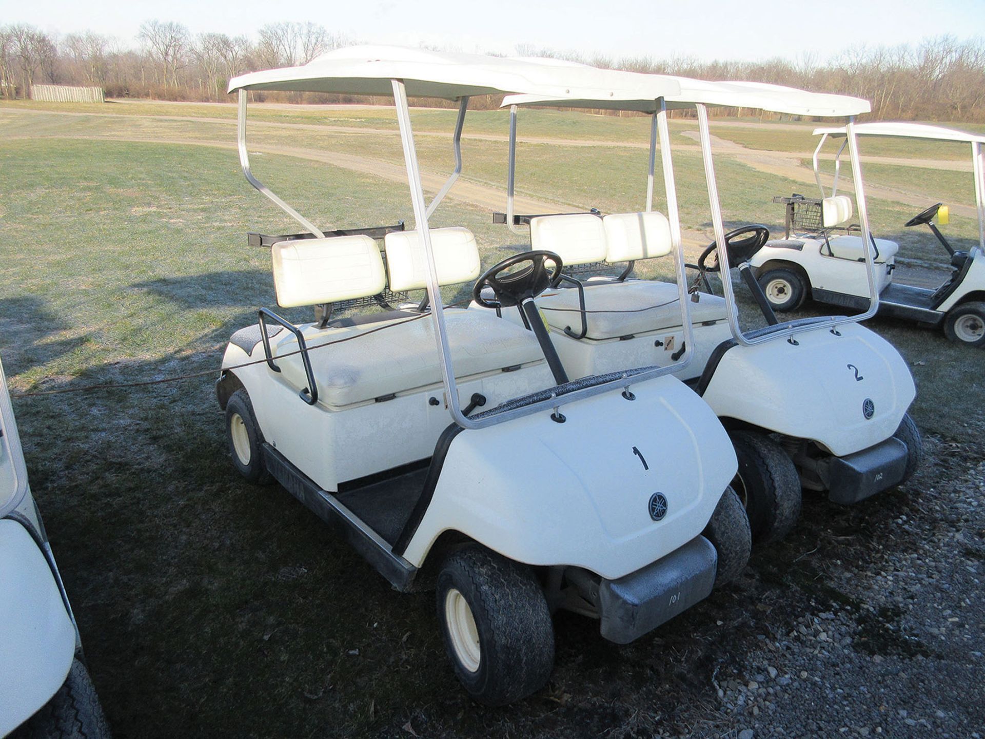 2002 YAMAHA GAS GOLF CART; MODEL G22A, S/N JUO-005817