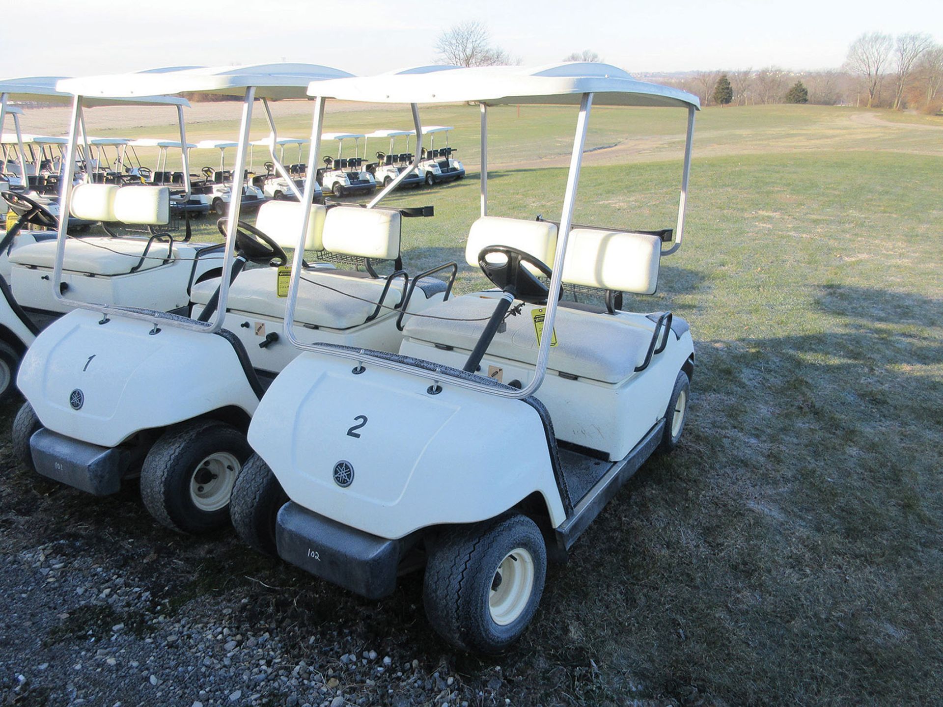 2002 YAMAHA GAS GOLF CART; MODEL G22A, S/N JUO-005815