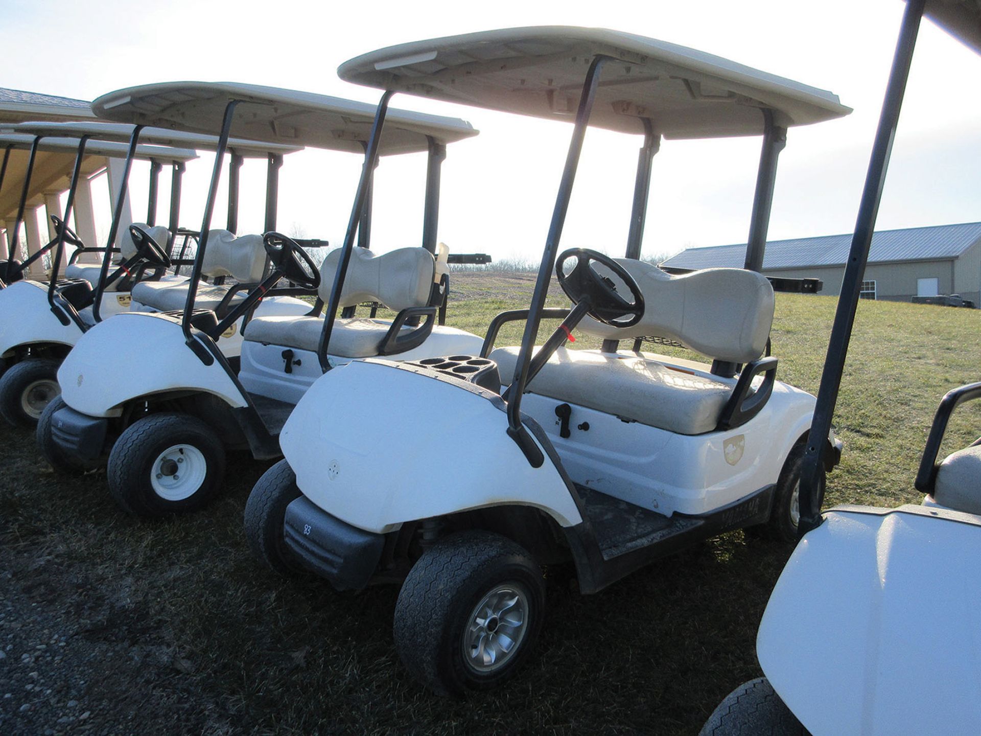 2008 YAMAHA GAS GOLF CART; MODEL YDRA, S/N JW1-123474