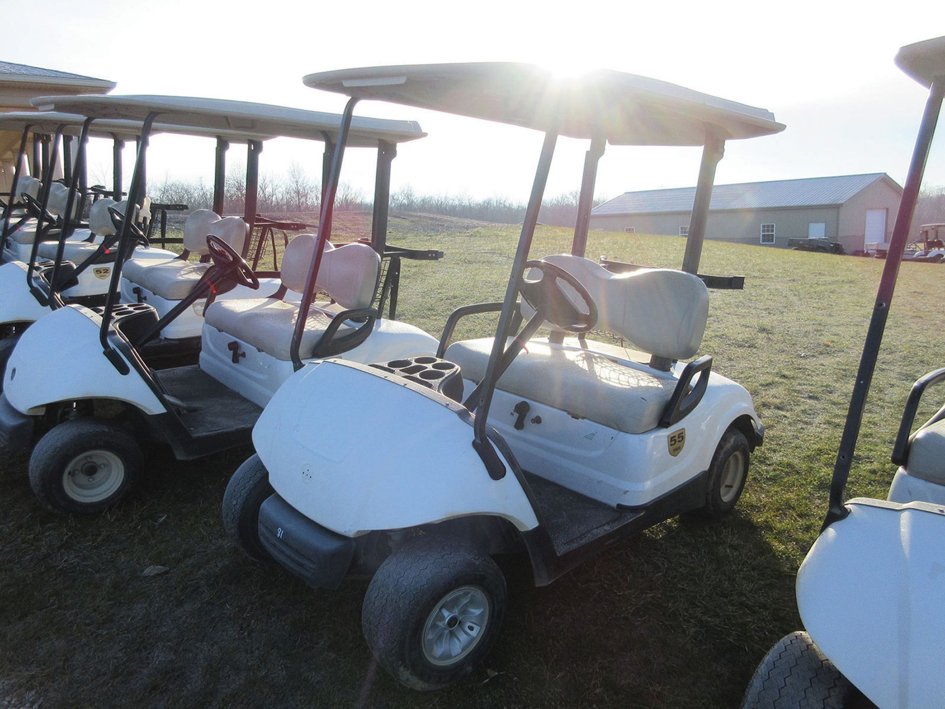 2008 YAMAHA GAS GOLF CART; MODEL YDRA, S/N JW1-206236