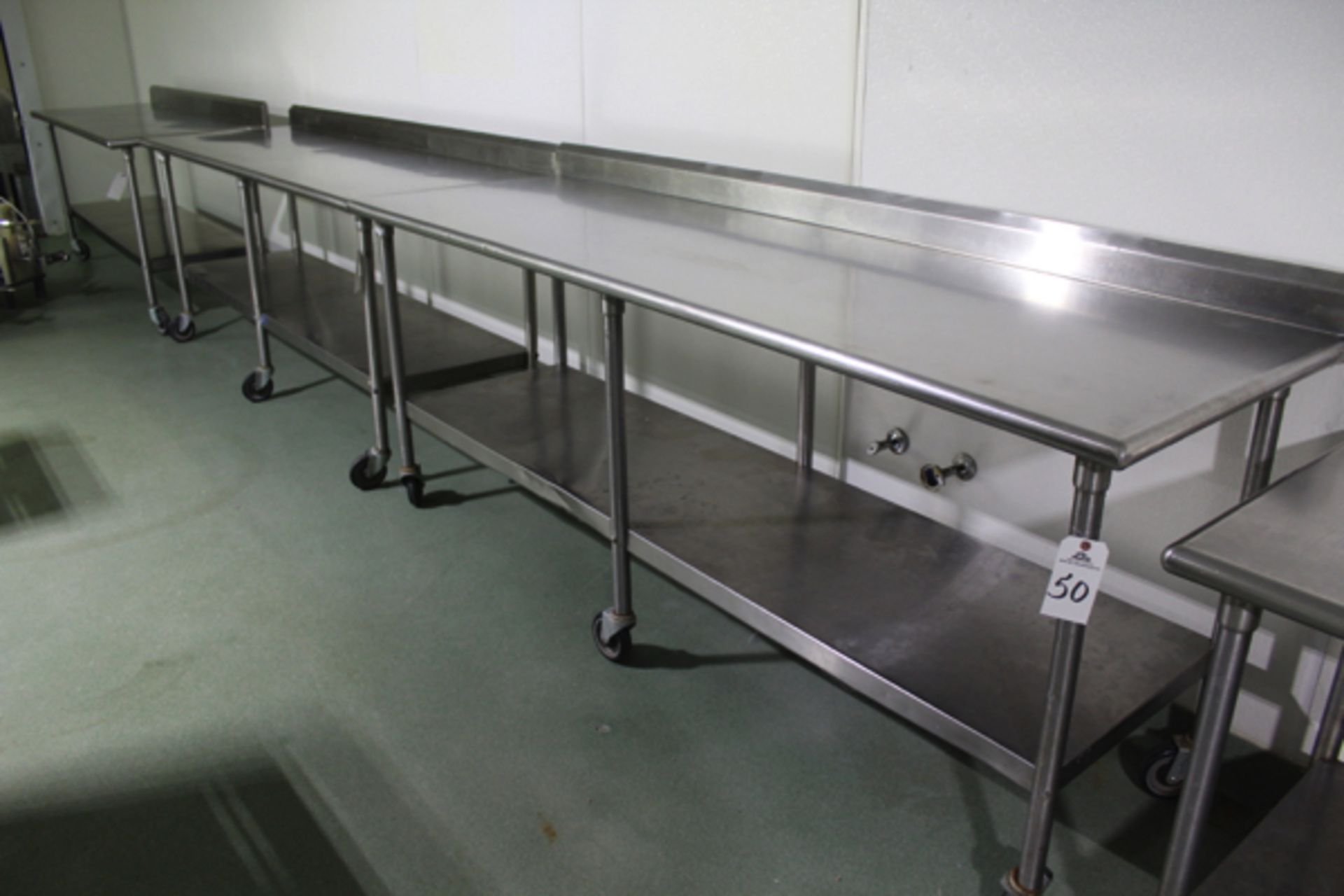 Stainless Steel Prep Table, 30" x 8' | Loading Price: $25 Or Buyer May Hand Carry By February 3rd,