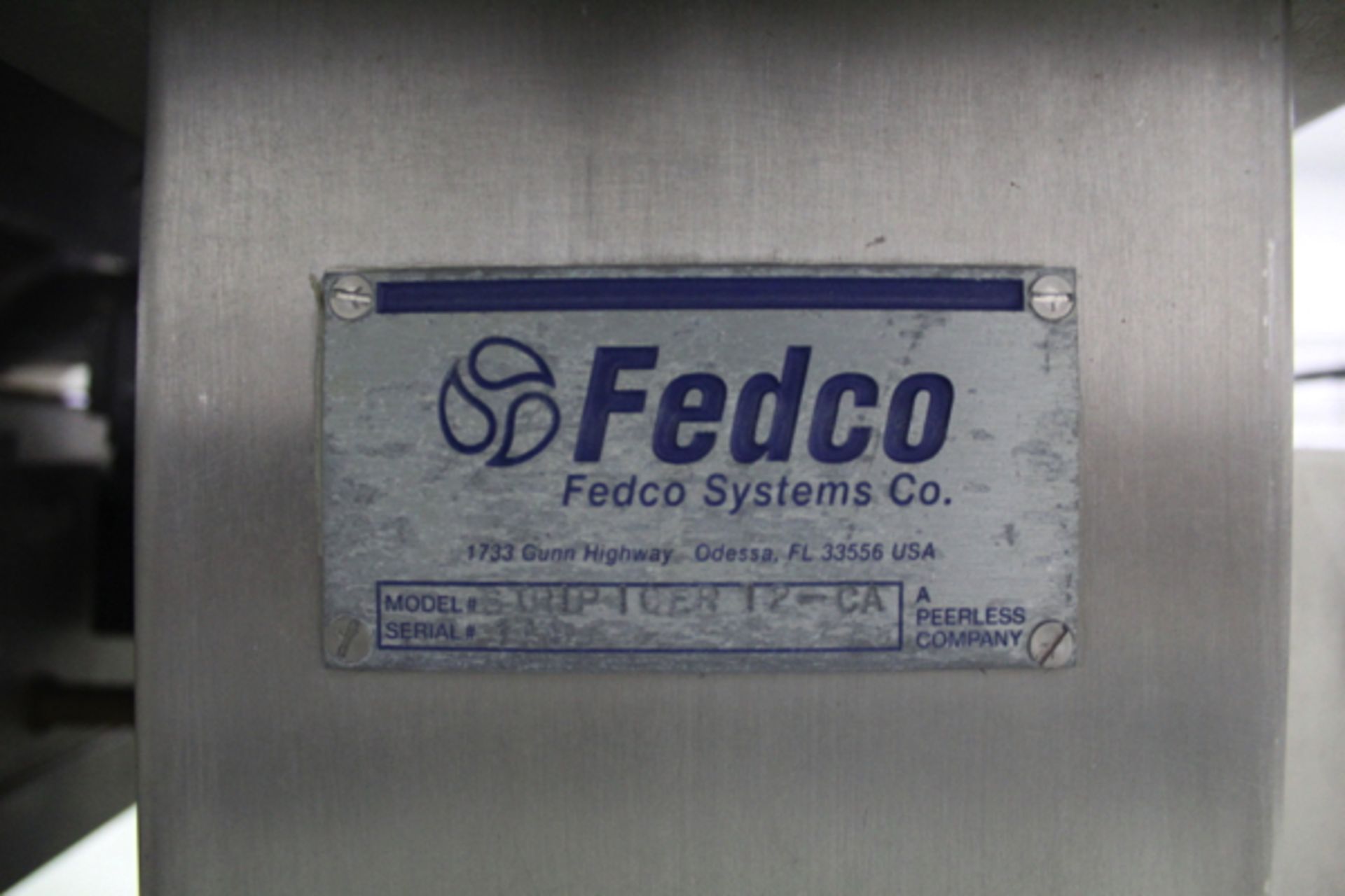 Fedco Strip Icing Applicator Machine, M# Strip Icer 12-CA, Agitated Stainless Steel Hopper & - Bild 3 aus 4