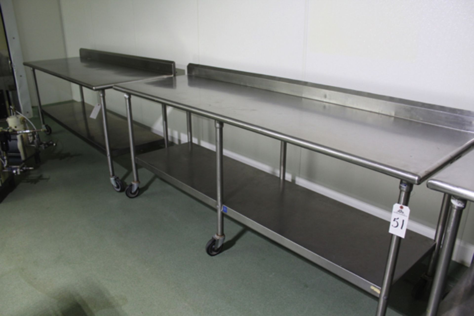 Stainless Steel Prep Table, 30" x 8' | Loading Price: $25 Or Buyer May Hand Carry By February 3rd,