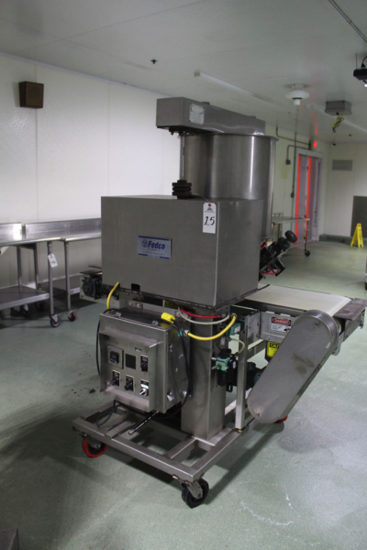 Fedco Strip Icing Applicator Machine, M# Strip Icer 12-CA, Agitated Stainless Steel Hopper & - Bild 2 aus 4