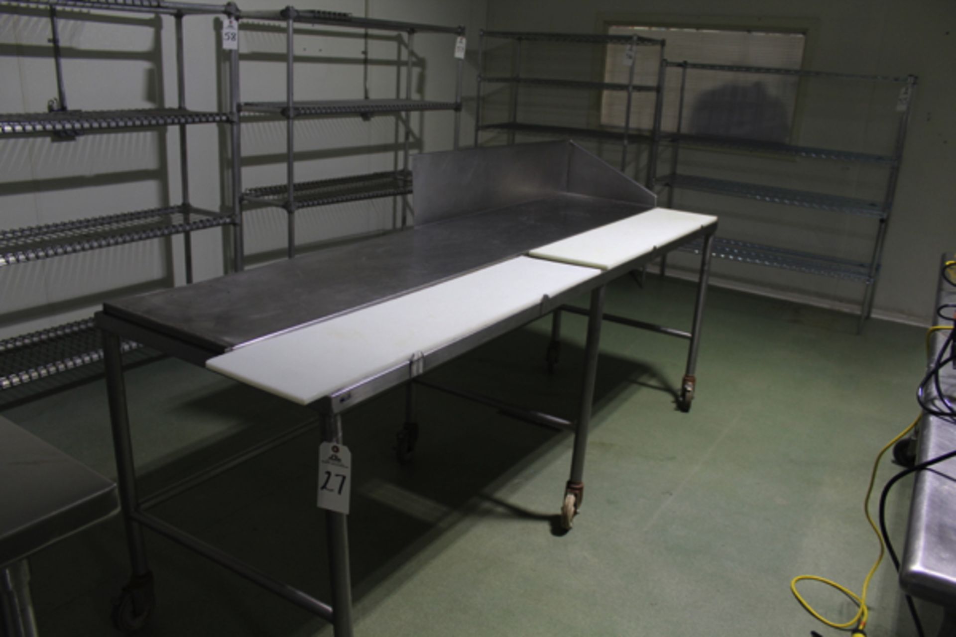 Stainless Steel Prep Table, 29" x 8' | Loading Price: $25 Or Buyer May Hand Carry By February 3rd,