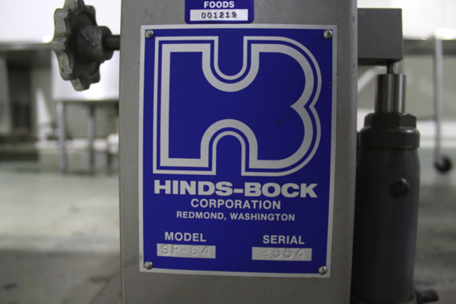 Hinds-Bock Piston Filler, M# SP-64, S/N 2554, 2” x 15” Piston Cylinder | Loading Price: $75 - Bild 2 aus 2