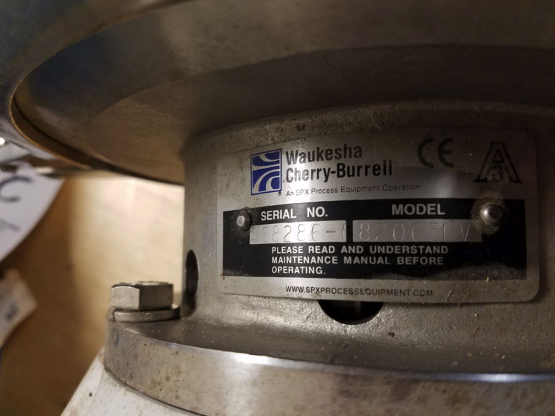 Waukesha Cherry Burrell 5 HP Sanitary Pump, M# 820651V, S/N 468286-0 | Location: Oven/Mixing - Image 2 of 3