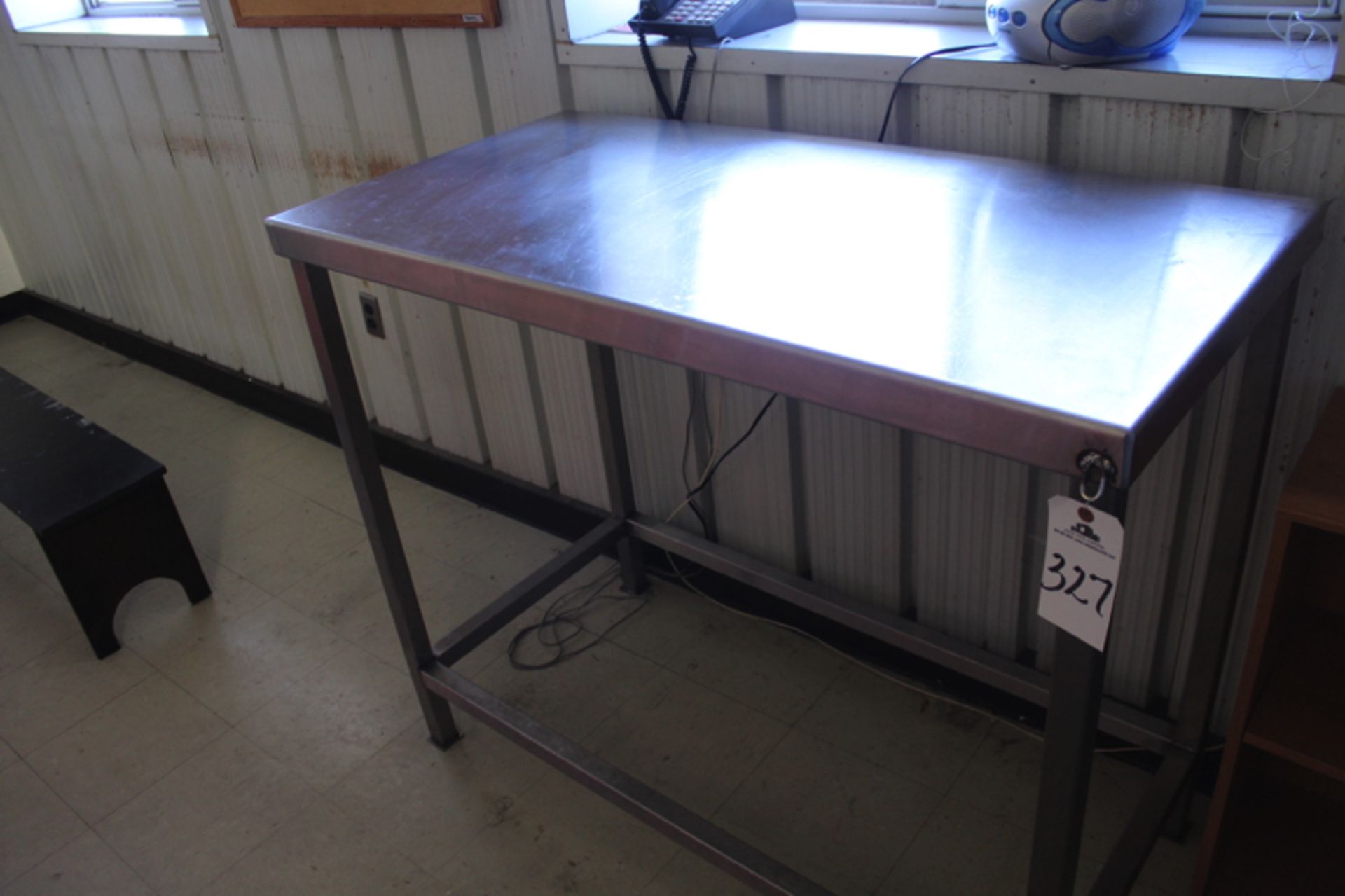 24' x 48" Stainless Table | Location: Dryer Room | Rigging Price: $50