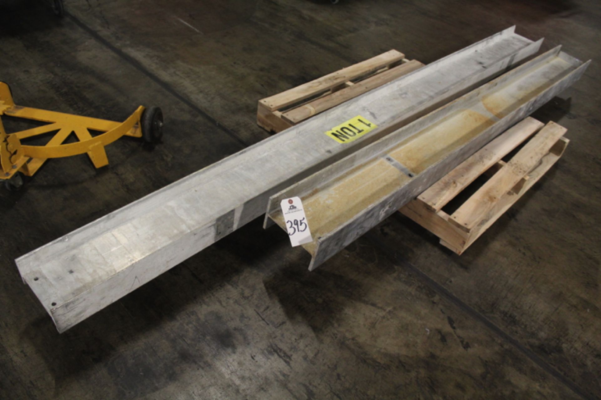 Lot of (2) Aluminum I-Beams | Location: Finished Product Warehouse | Rigging Price: Buyer May Hand