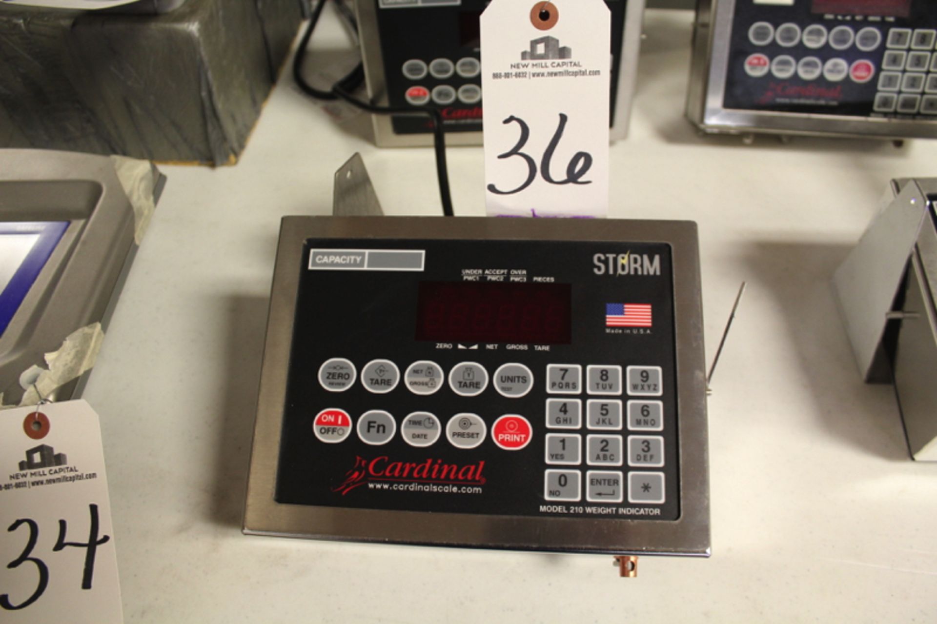 Cardinal Counting Scale Head, M# Storm | Location: Oven/Mixing Room | Rigging Price: Buyer May