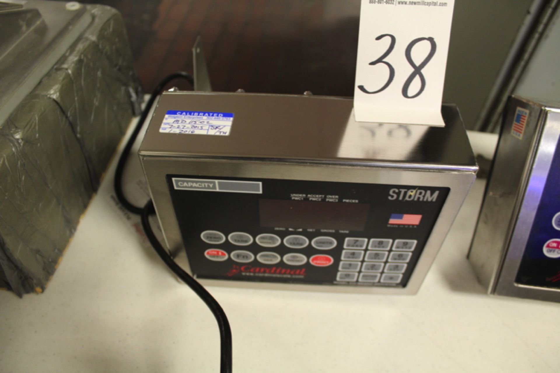 Cardinal Counting Scale Head, M# Storm | Location: Oven/Mixing Room | Rigging Price: Buyer May