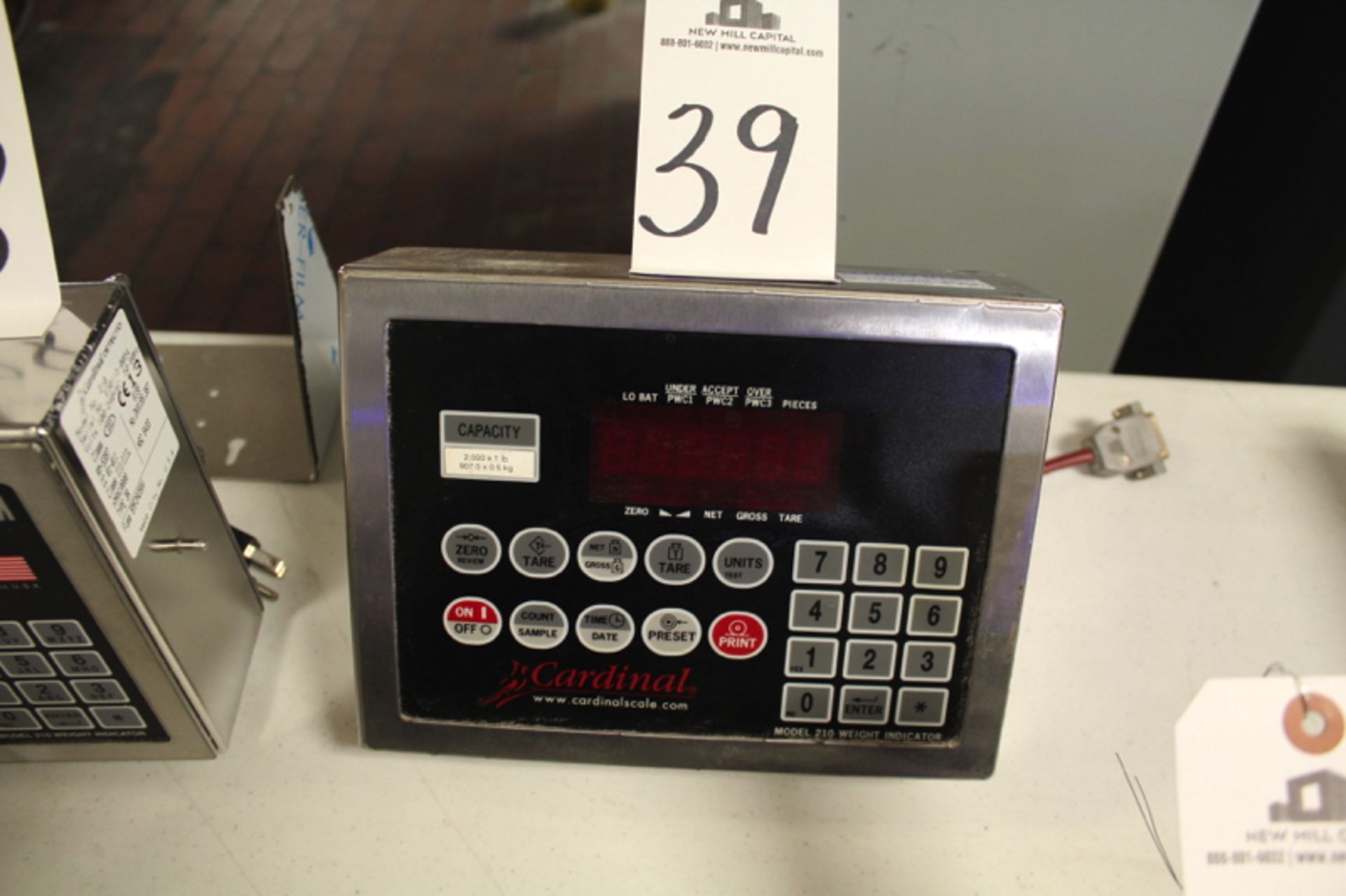 Cardinal Counting Scale Head | Location: Oven/Mixing Room | Rigging Price: Buyer May Hand Carry BY