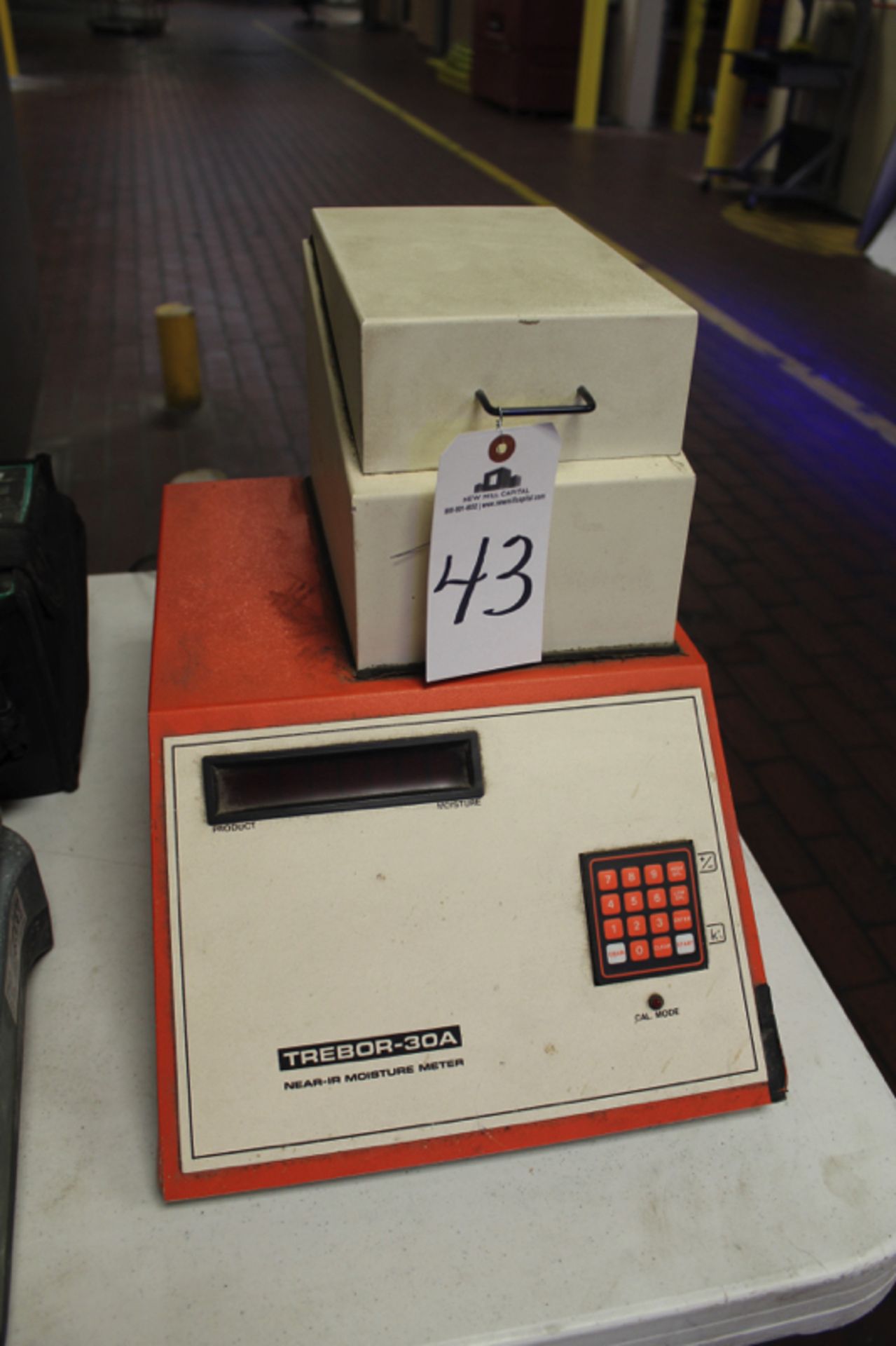 Trebor Near-IR Moisture Meter, M# 30A, S/N 2341 | Location: Oven/Mixing Room | Rigging Price: