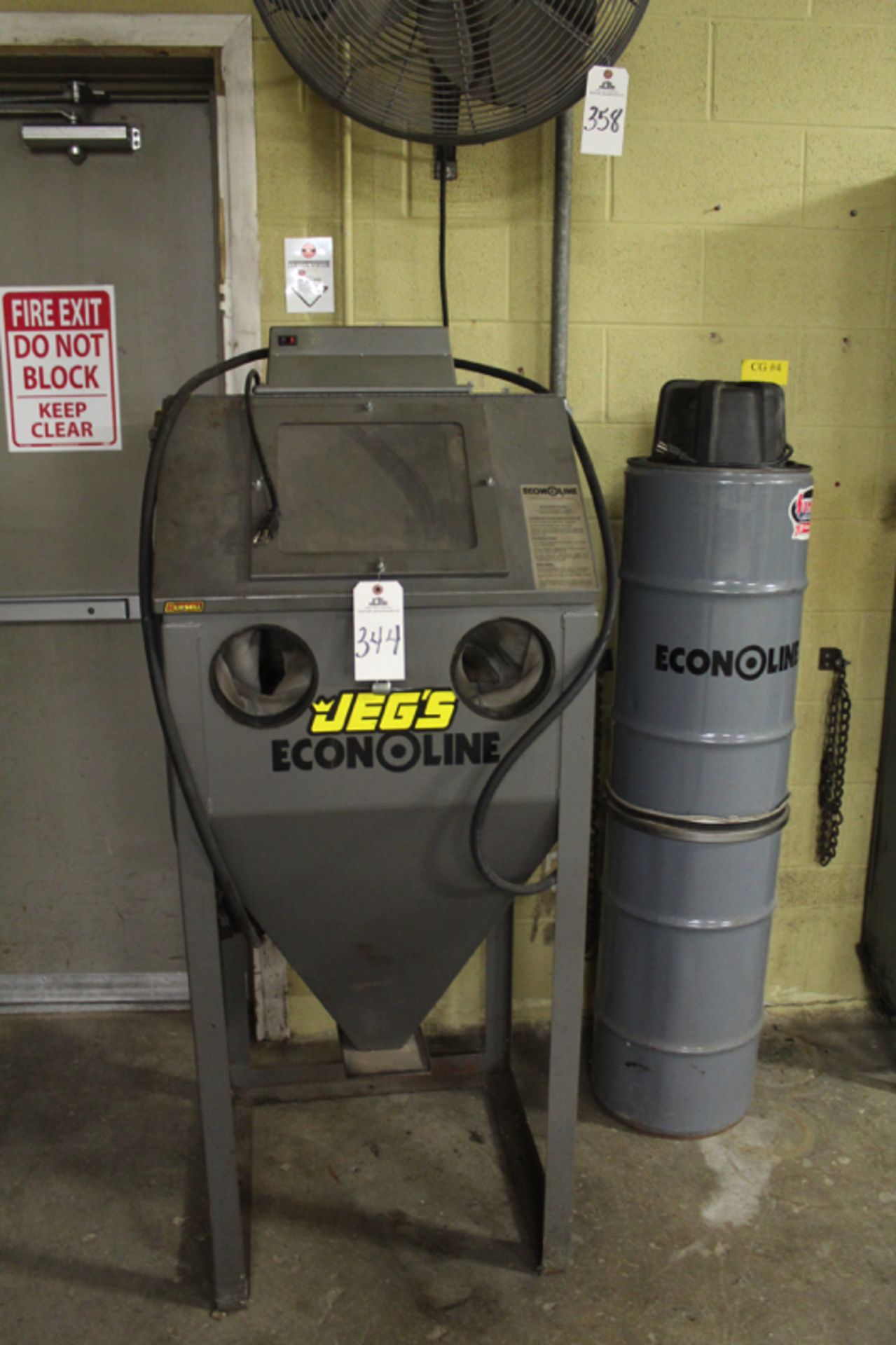 Econo Line Sand Blaster | Location: Dryer Room Maintenance | Rigging Price: $50