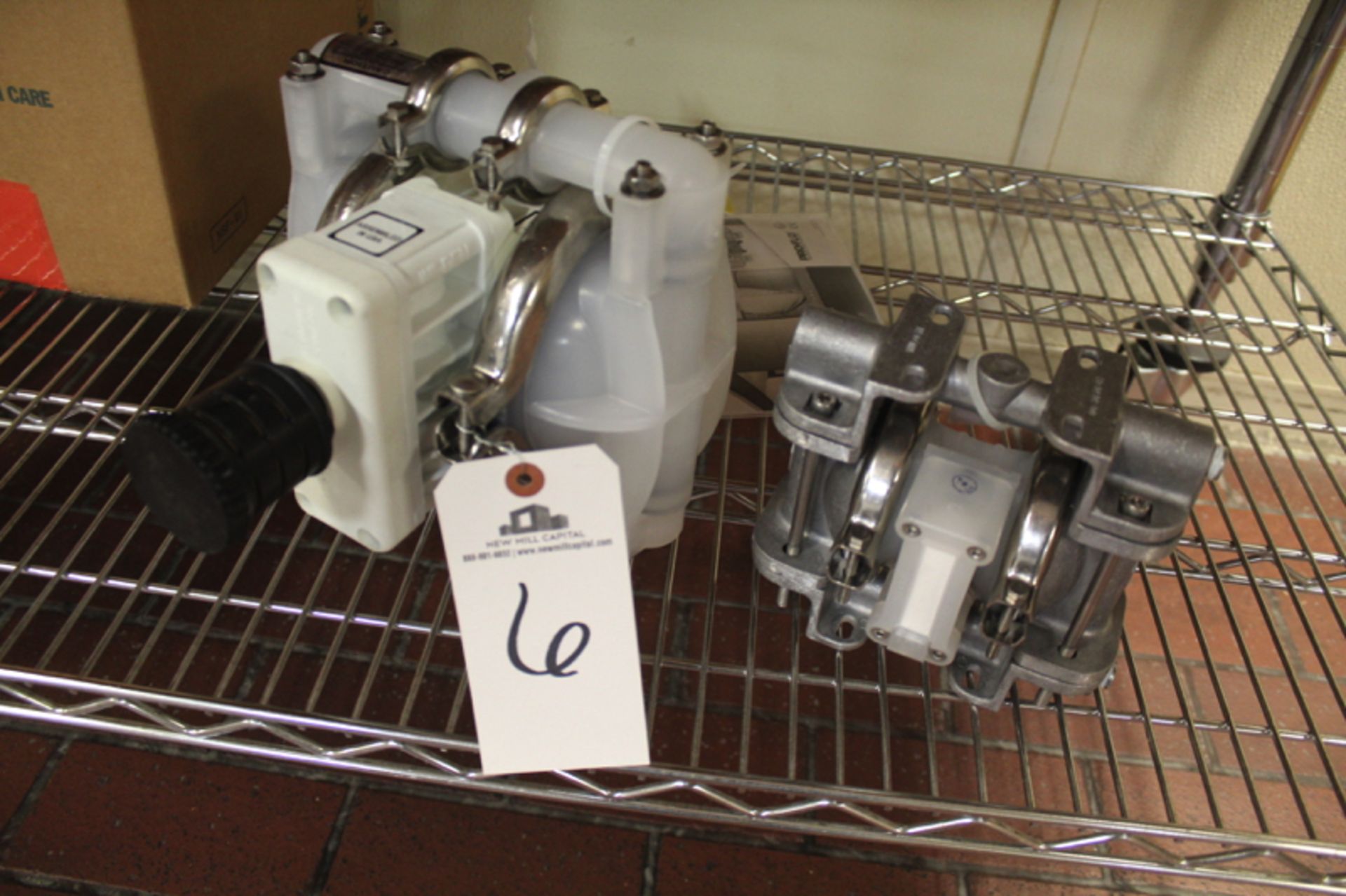 Lot of (2) Disphram Pumps | Location: Oven/Mixing Room | Rigging Price: Buyer May Hand Carry BY