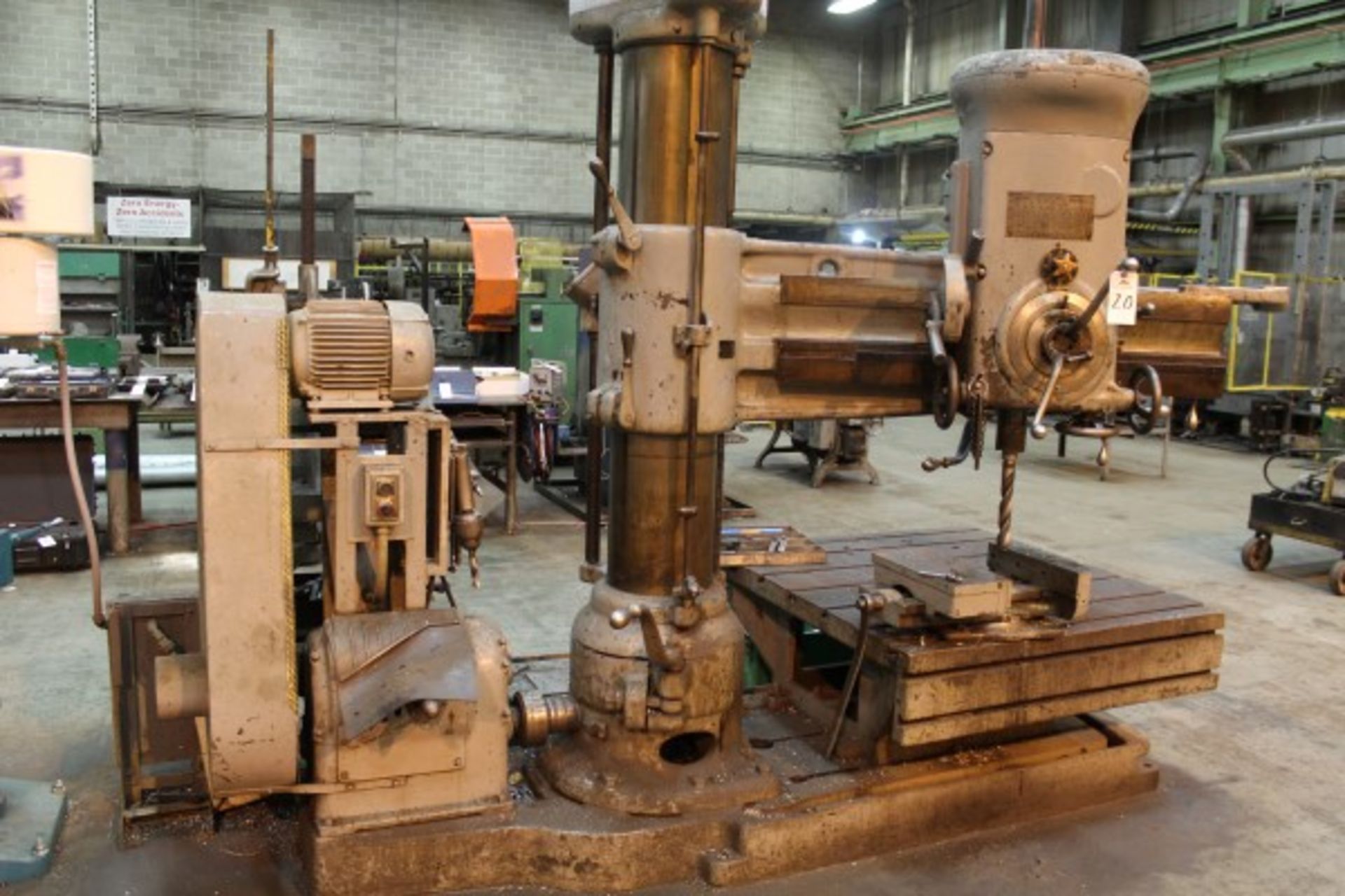 American 4' Arm on 11" Column Radial Drill Press | Location: PM3 2nd Floor Machine Shop