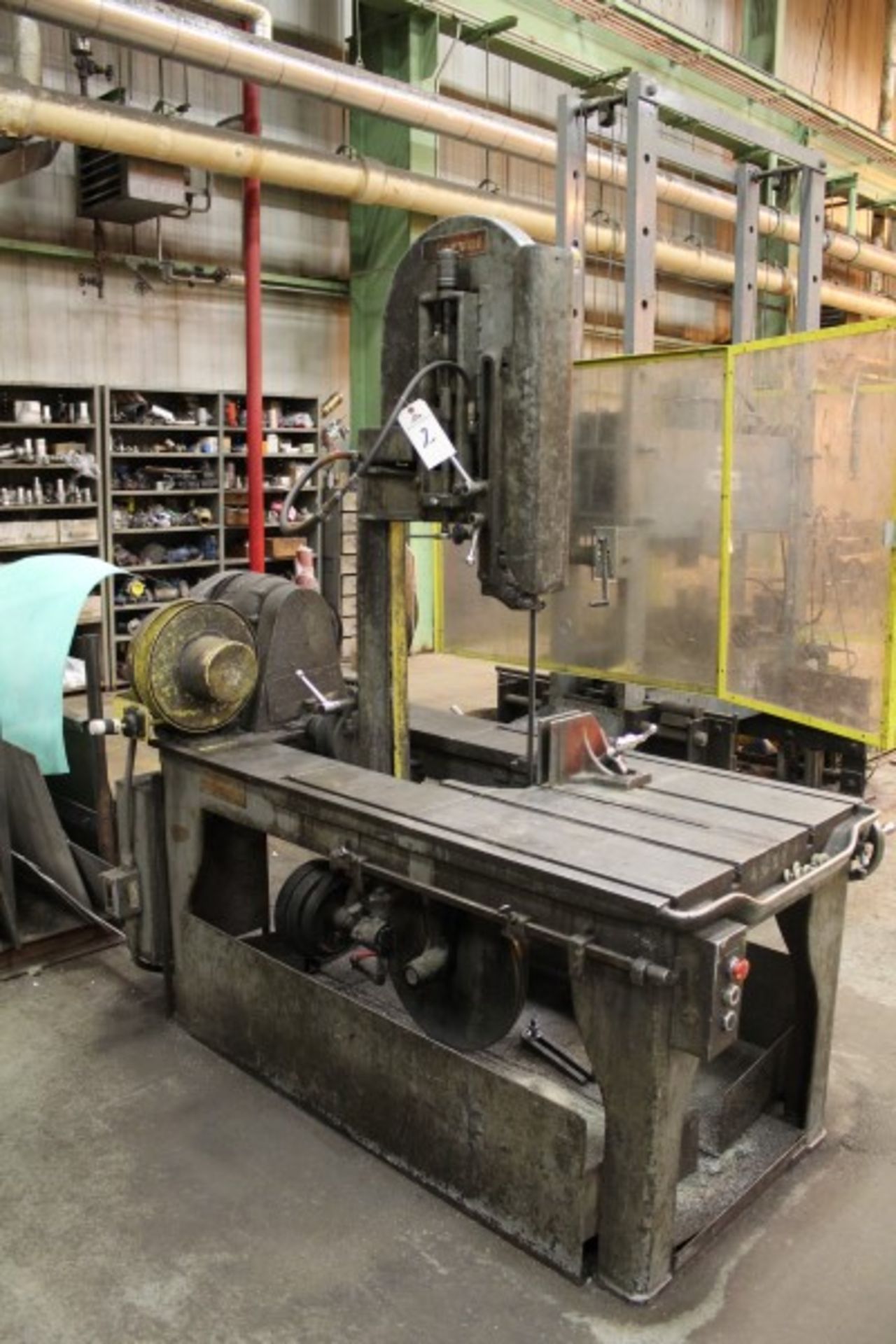 Marvel Roll-In Type Vertical Band Saw, M# 8/M1, S/N 89743 | Location: PM3 2nd Floor Machine Shop