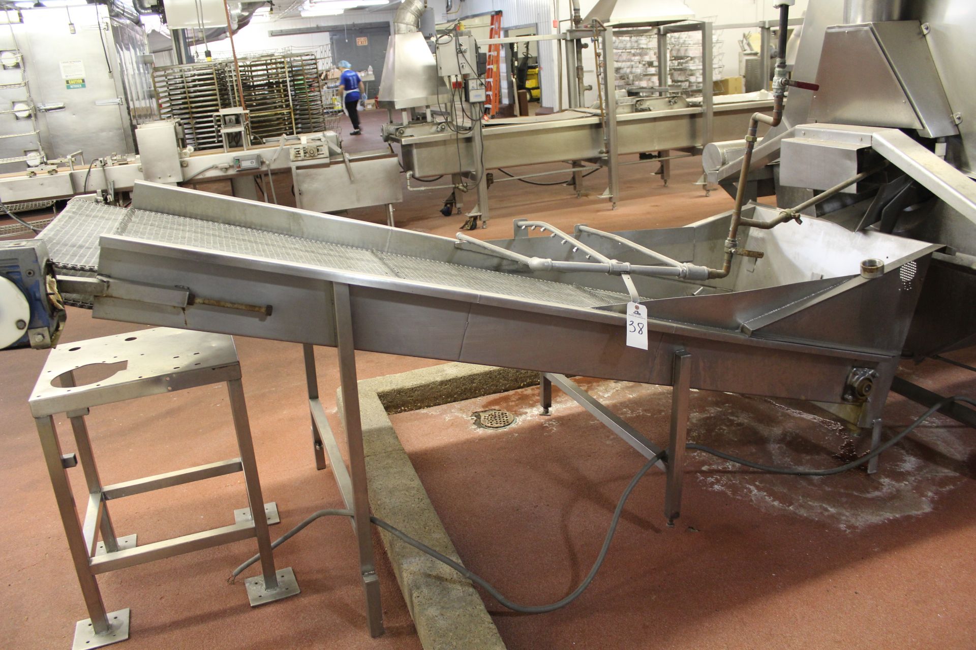 Stainless Steel Mesh Drip Conveyor Section, 36" X 8' | Rigging Price: $300