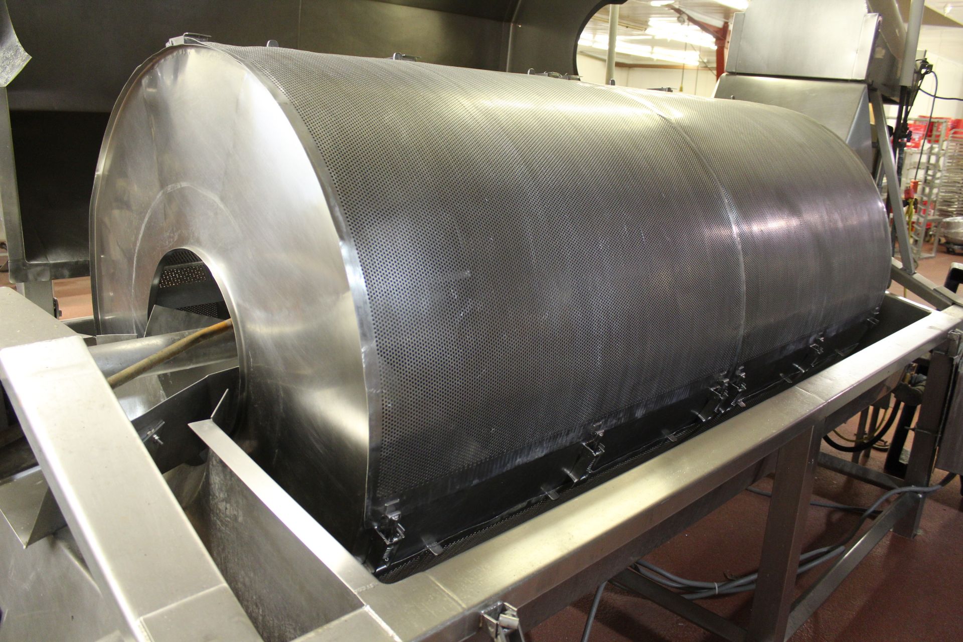 AK Robins Stainelss Steel Continuous Blancher / Pasta Cooker, All Stainless Steel, 46" X 94" Drum - Image 2 of 6