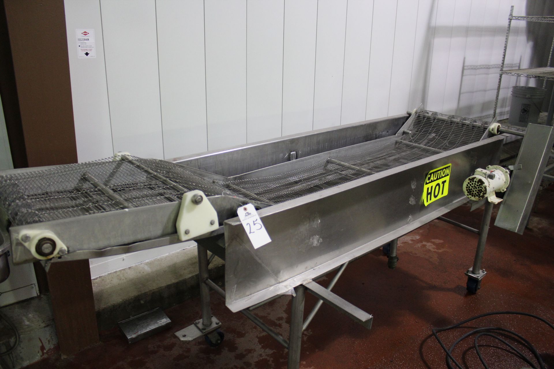 Stainless Steel Submersion Cooking Conveyor, 20" X 8' | Rigging Price: $300