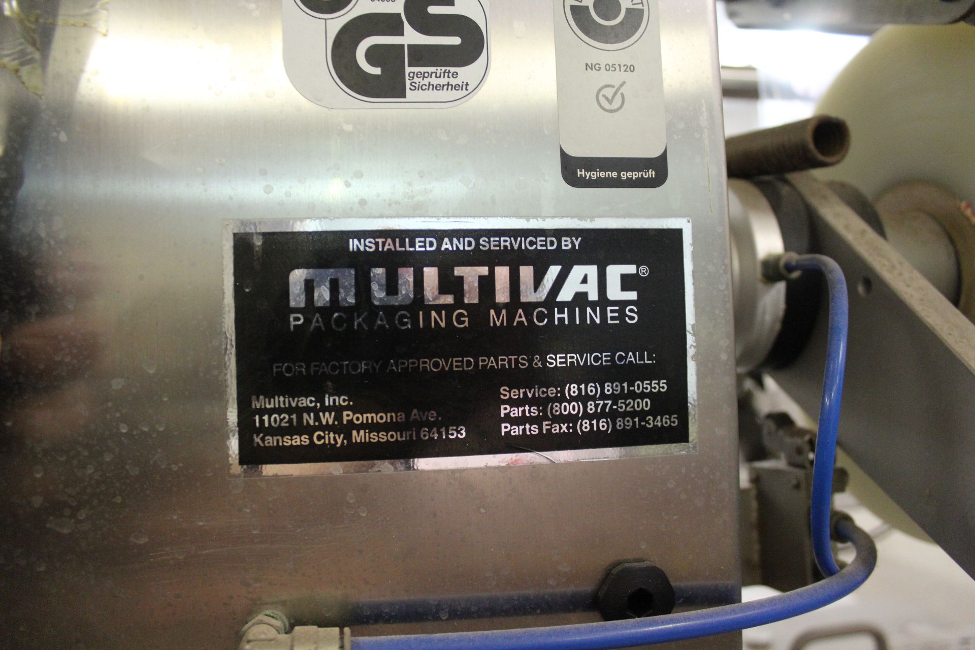 2005 Multivac R140 Rollstock Thermoformer Vacuum Packager, M# R140, S/N 103806 - Image 5 of 5