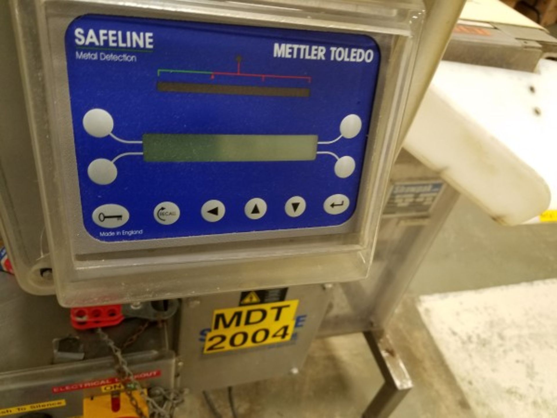 Mettler Toledo Safeline Metal Detector Conveyor, 12" X 3" Aperature, S/N 77870 - Image 2 of 2