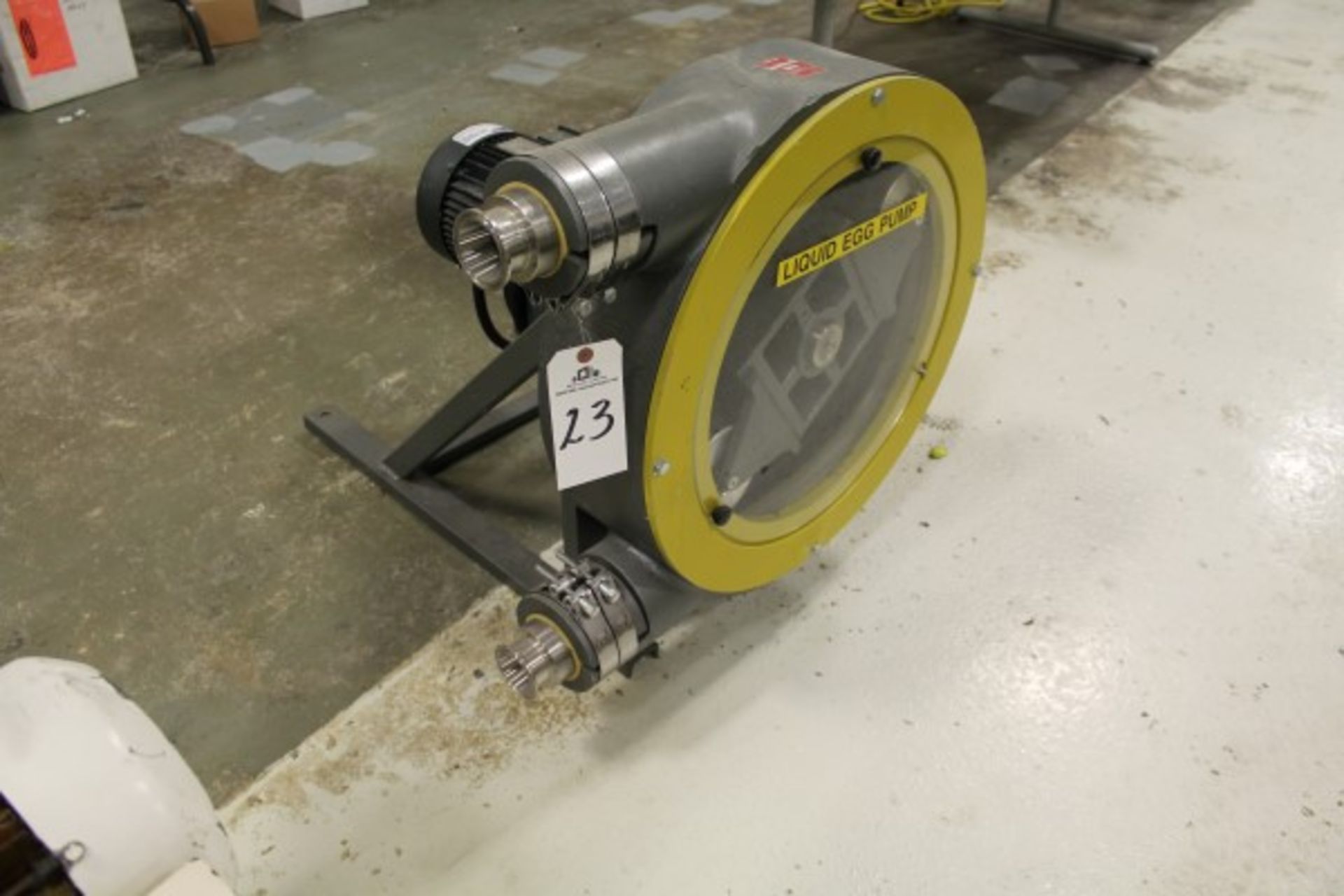 Vector Liquid Egg Pump, M# 2007-VE-CCF2, S/N 224640, HP-2 | Location: Cookie Line | Rigging Price: