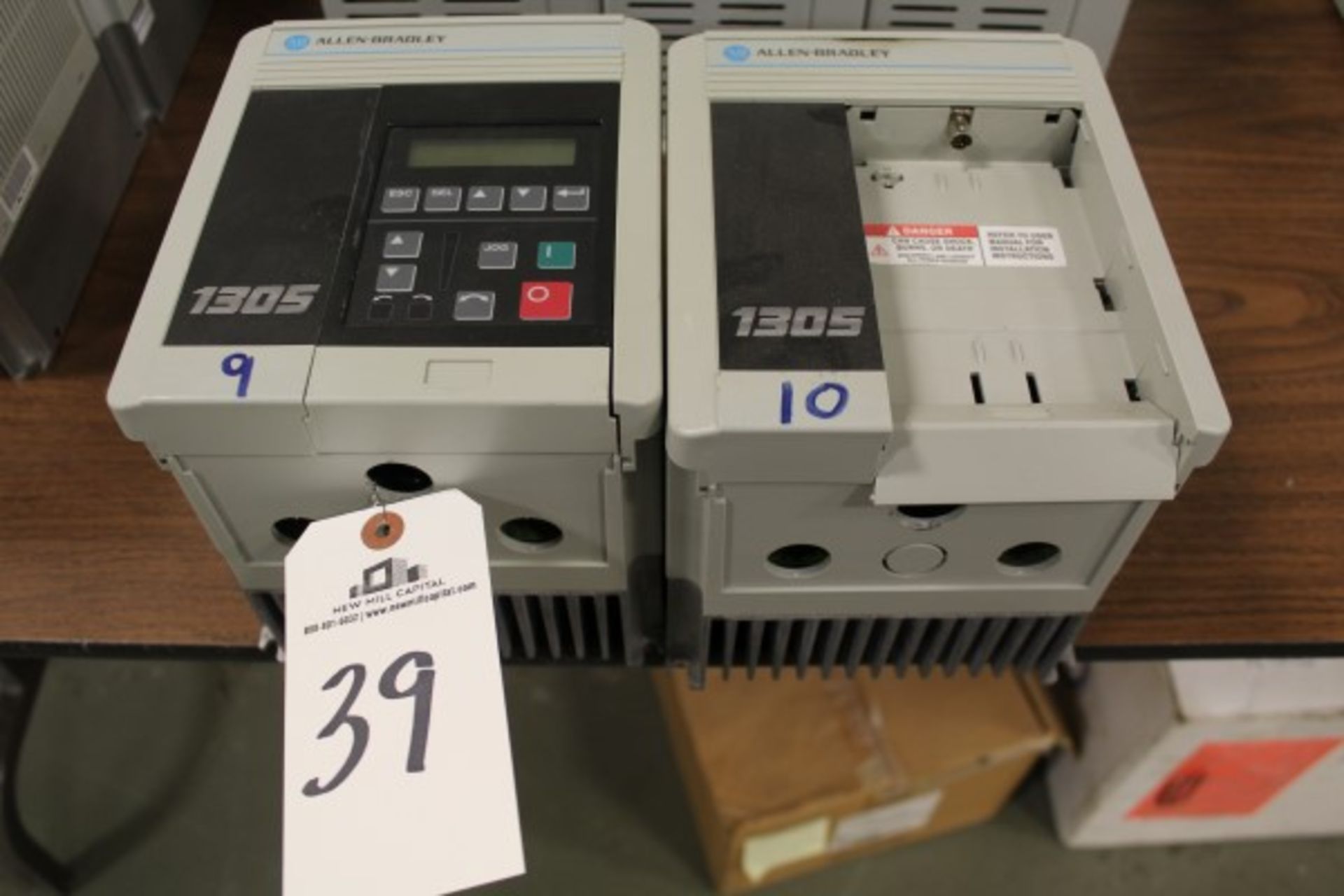 Lot of (2) Allen Bradley 1305 AC Drives | Location: Cookie Line | Rigging Price: Buyer May Hand