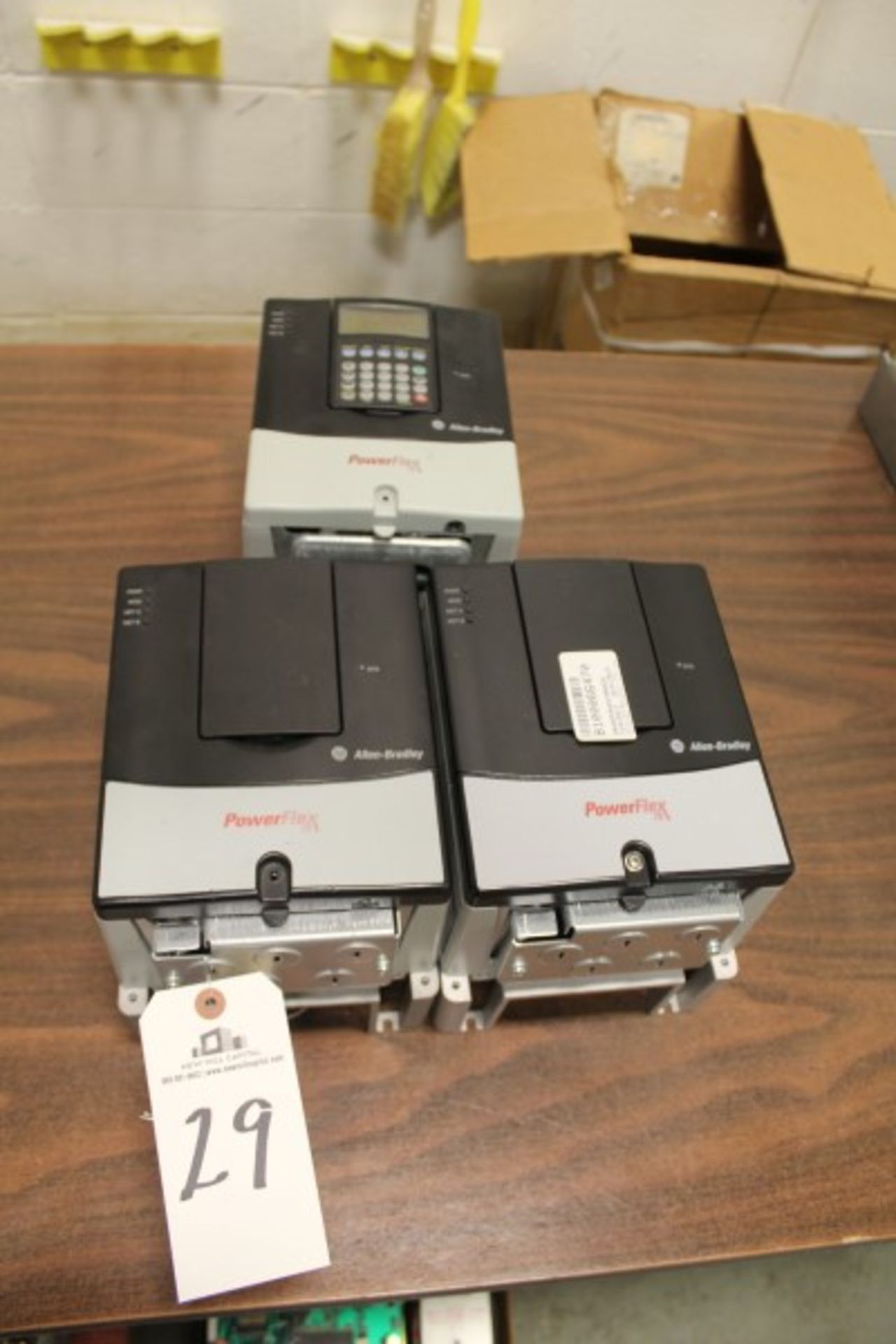 Lot of (3) Allen Bradley Power Flex 70 AC Drives | Location: Cookie Line | Rigging Price: Buyer