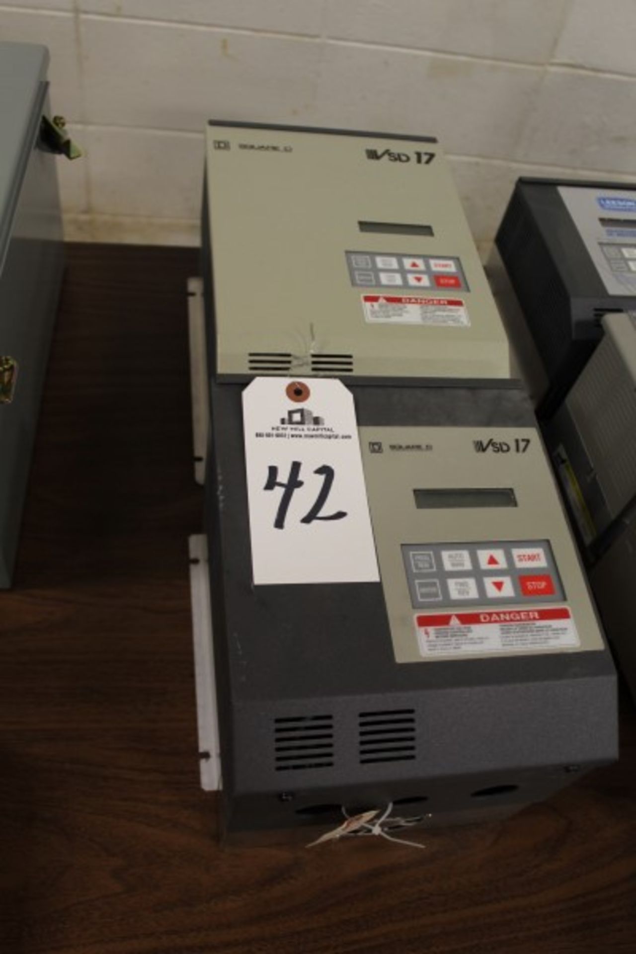 Lot of (2) Square D, VSD17 AC Drive | Location: Cookie Line | Rigging Price: Buyer May Hand Carry or