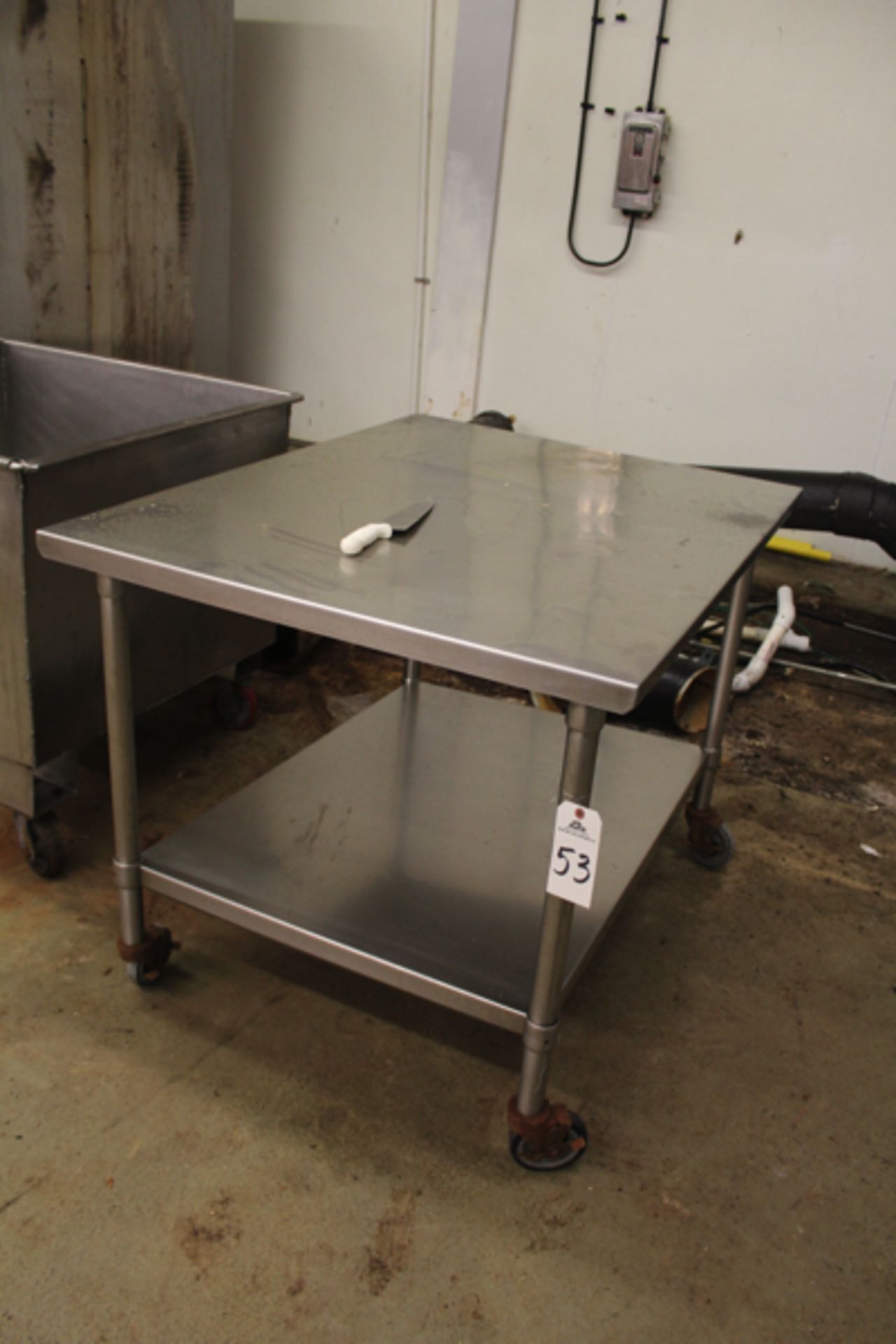 Stainless Steel Prep Table, 36" X 48" | Rigging Price: $25 or May Hand Carry