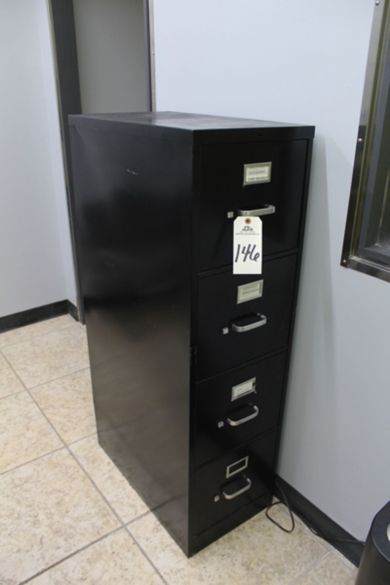 Lot of (2) 4 Door File Cabinets | Rigging and Loading Fee: Buyer May Hand Carry by Appointment