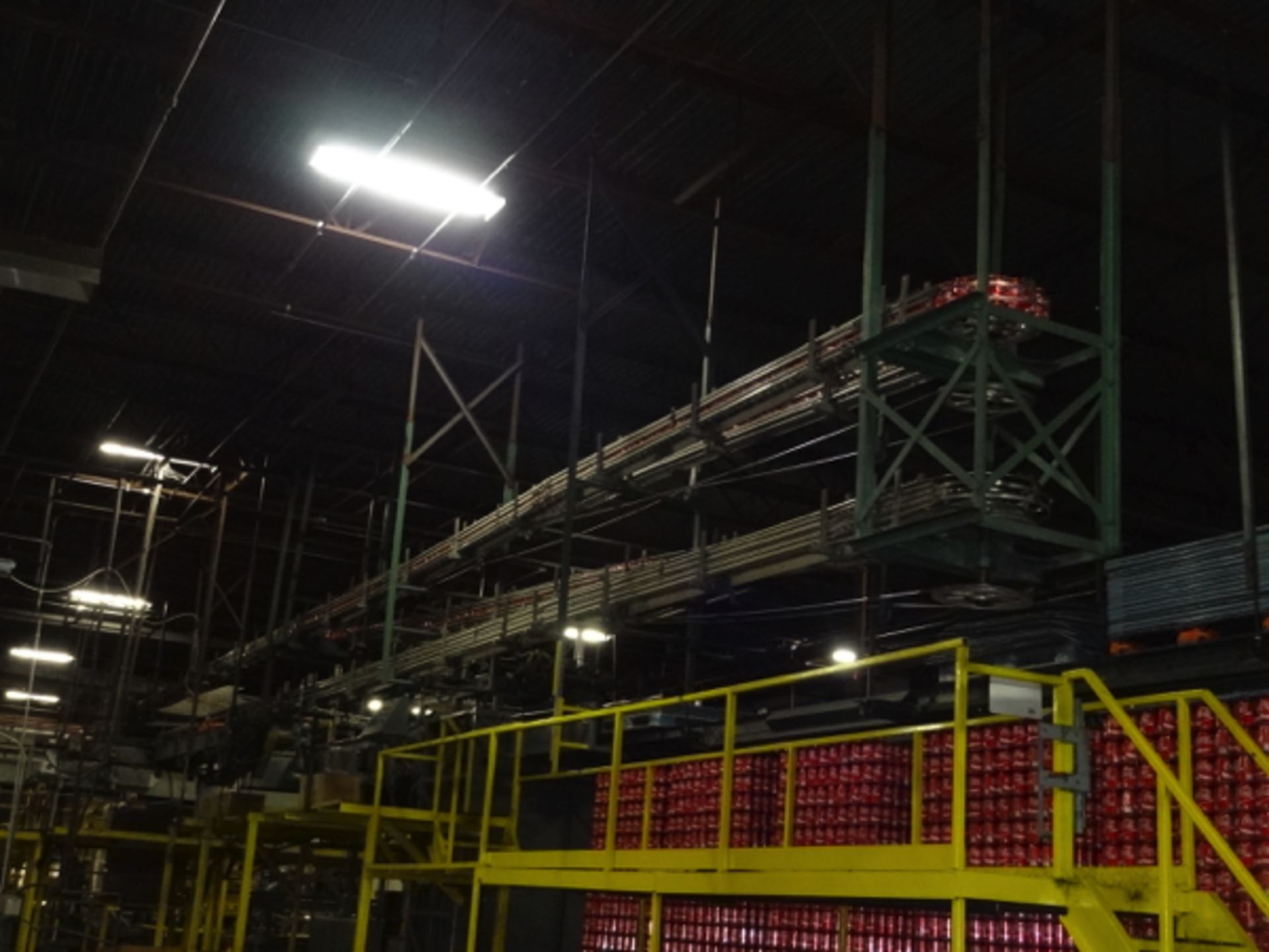 Empty Can Cable Conveyor System, Includes 5-Pass Alpine, Approximately 100' Of Conveyor And 90