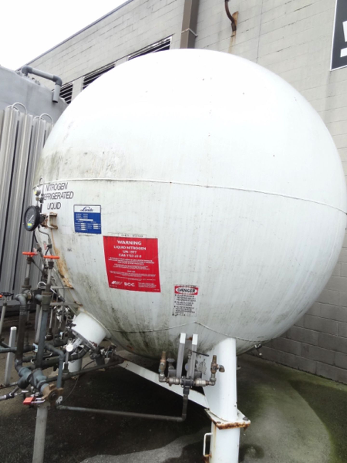 Spherical Nitrogen Storage Tank Model VCC-310-266S | Rigging Price: $1500 - Image 2 of 5