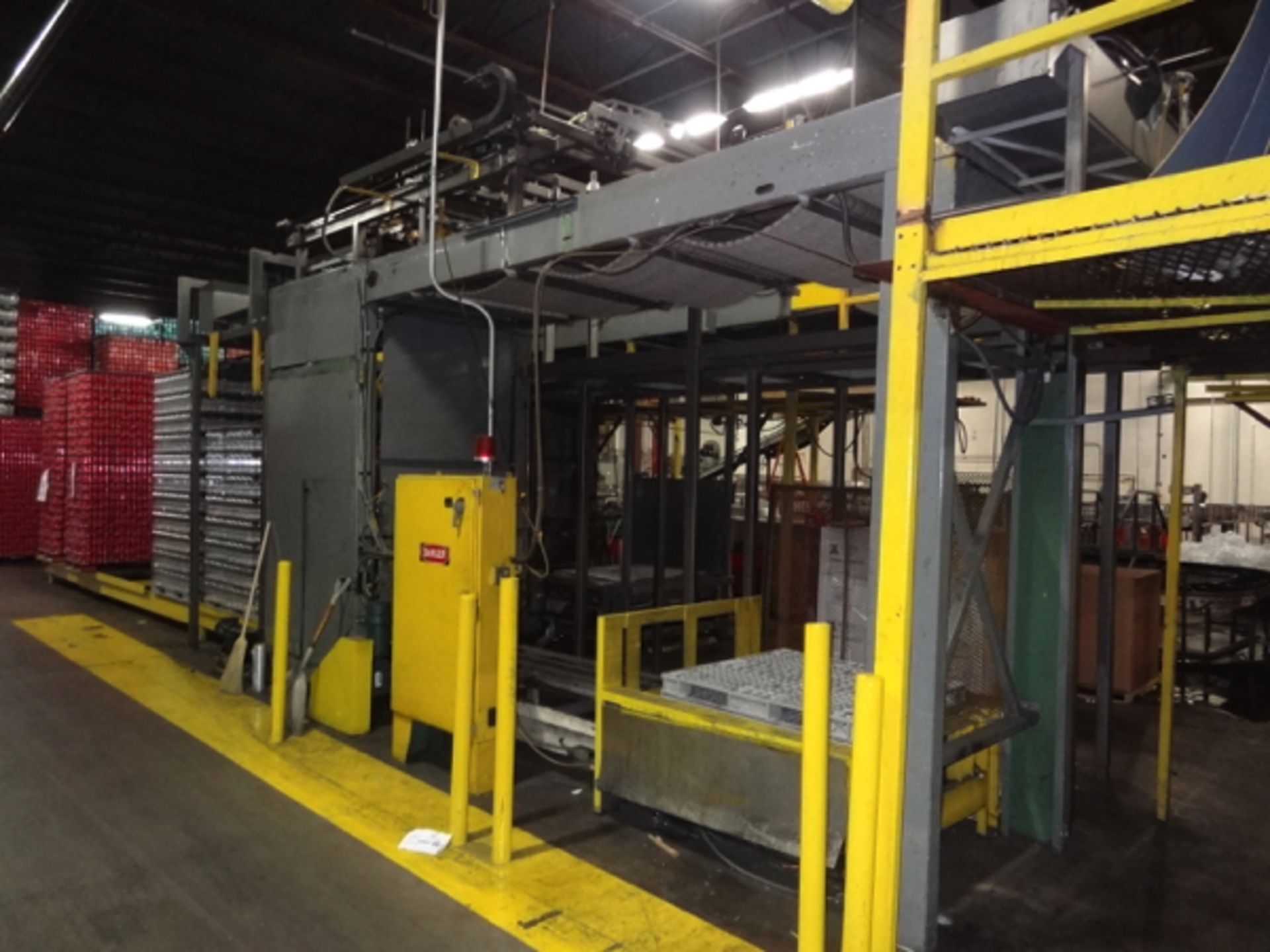 Tonko Model CDE110 High Level Bulk Depalletizer, Z-Flow, Narrow Side, with 30' Infeed Conveyor, - Image 4 of 8