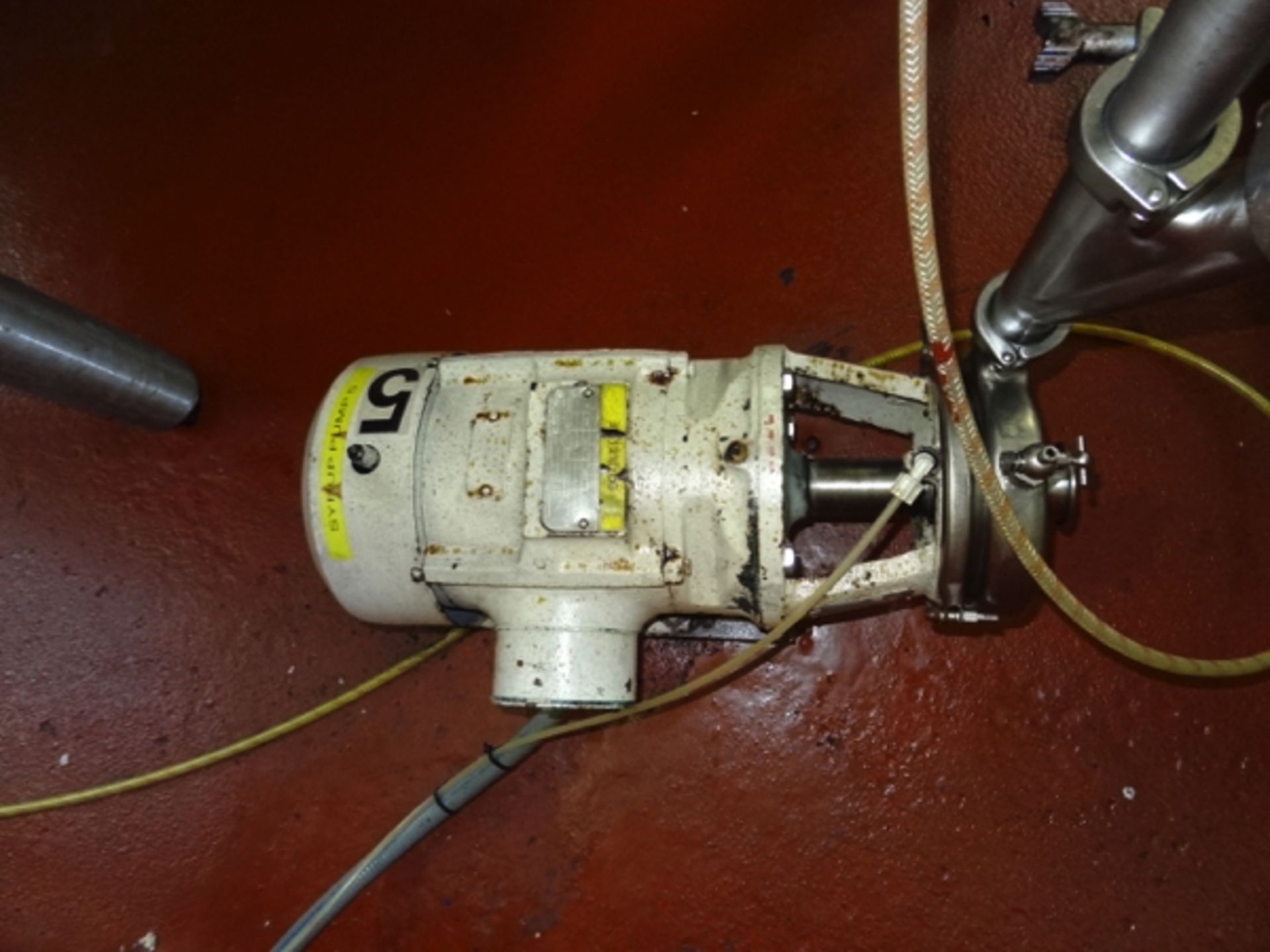 Tri-Clover Sanitary Centrifugal Pump Model C216MD18T-S, 3hp, 3505 rpm | Rigging Price: $50