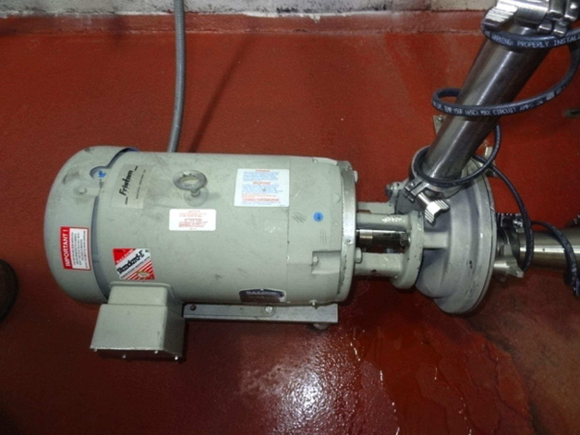 Fristam Sanitary Centrifugal Pump Model Model FZX22000, 10hp, 31760 rpm | Rigging Price: $50