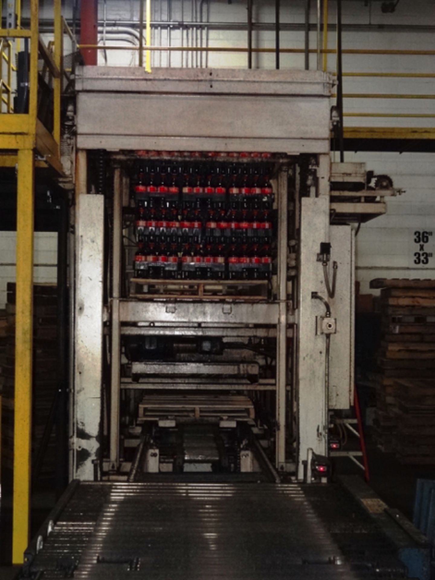 Von Gal Model P7900 High Level Case Palletizer. | NOTE: This lot is subject to the bulk bid of LOT