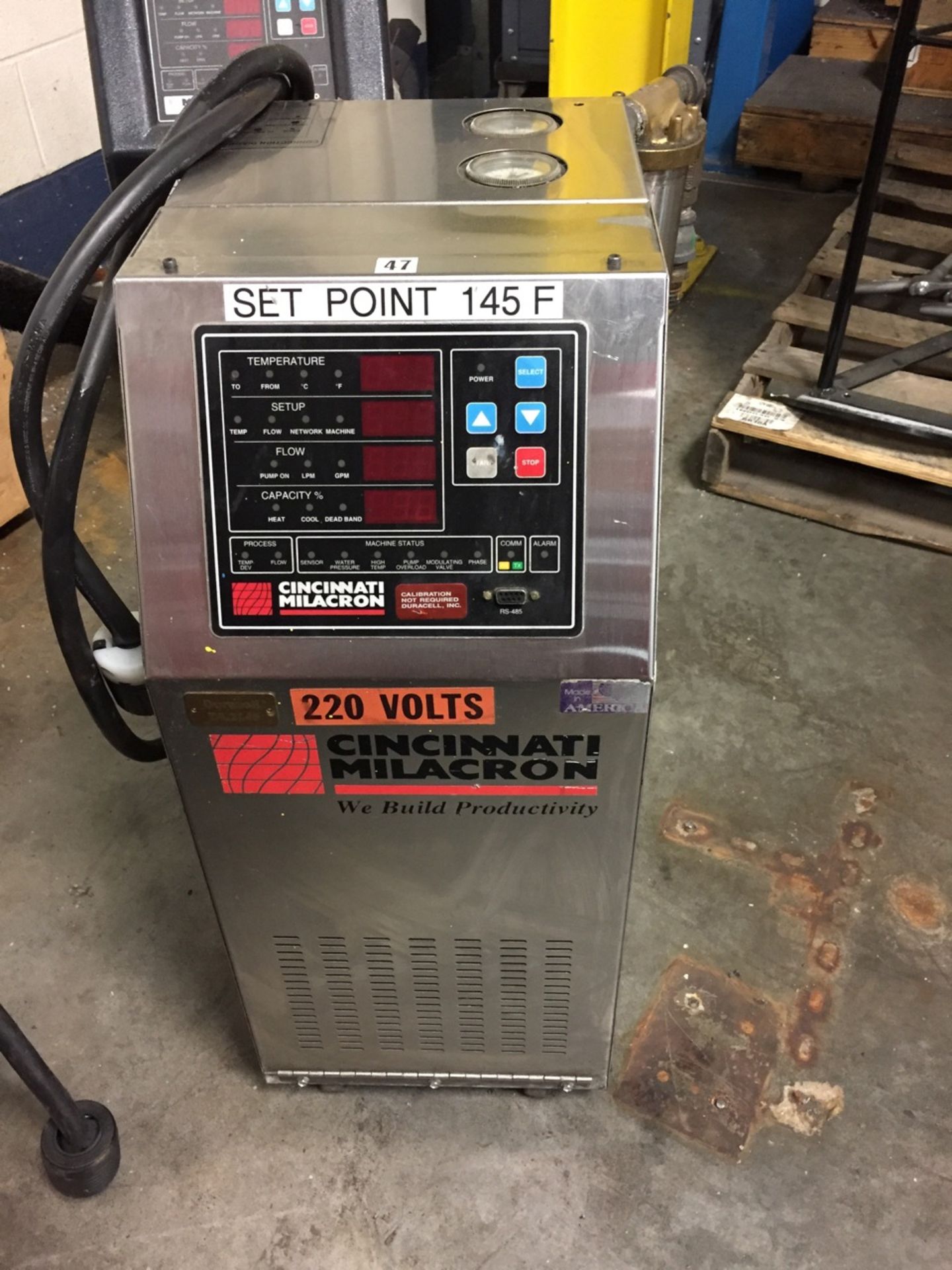 Milacron MFCH-75 Temperature Controller, S/N 3931A04-97-119 | Loaded on a Pallet by Seller at No