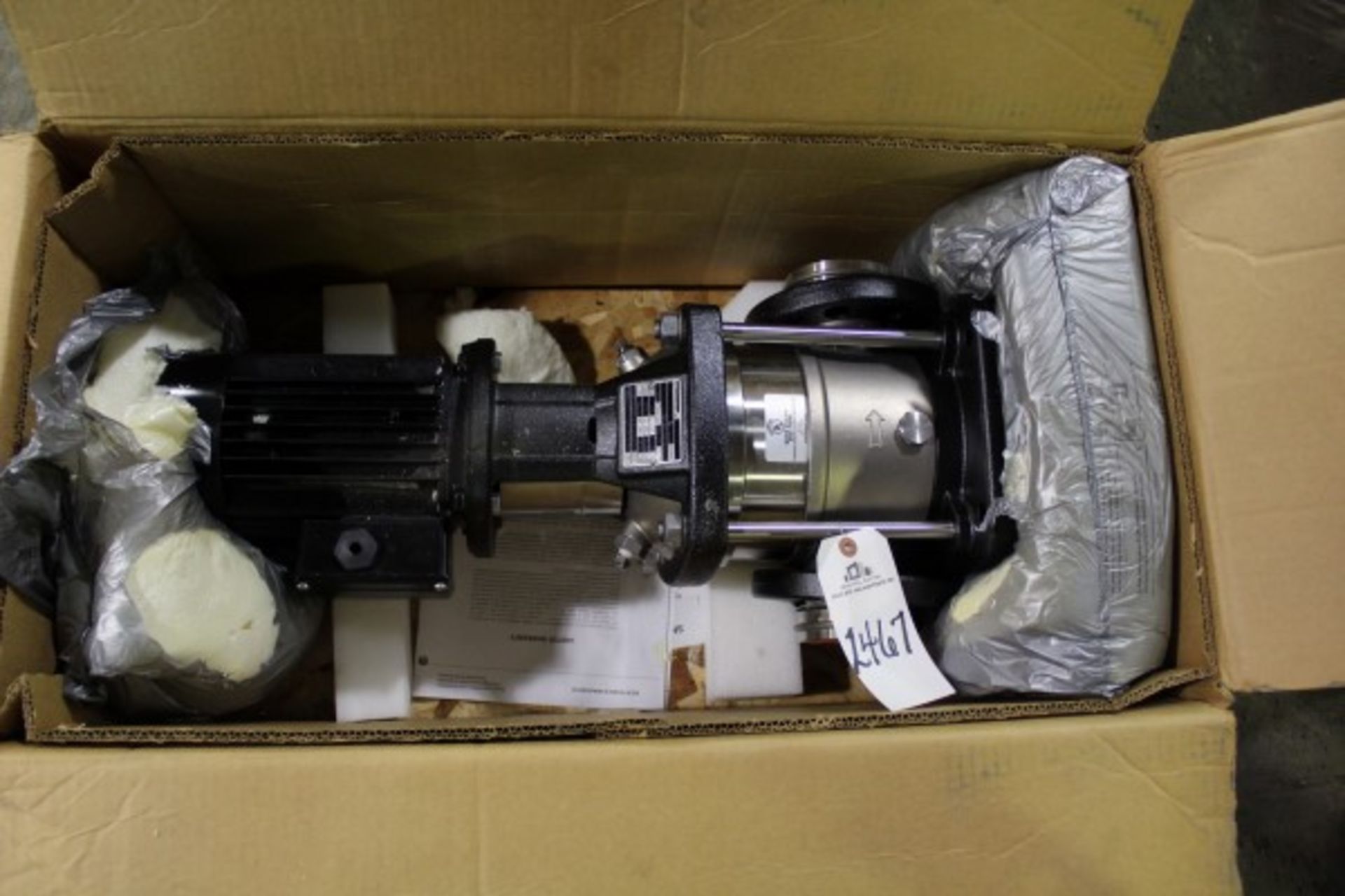 Grundfos Pump, Type CRN10-02-A-FGJ-G-E-HQQE | Seller to load for $10 per lot or buyers may remove