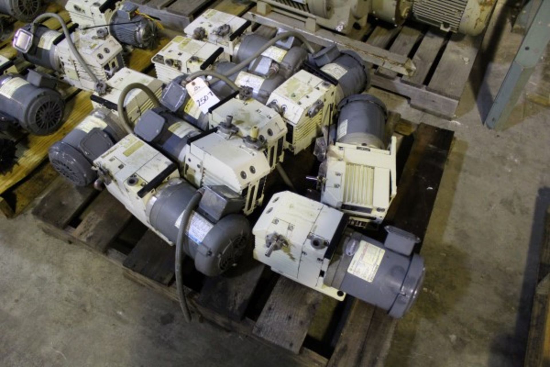 Pallet Lot Vacuum Pumps, Leybold Trivac | Seller to load for $10 per lot or buyers may remove hand