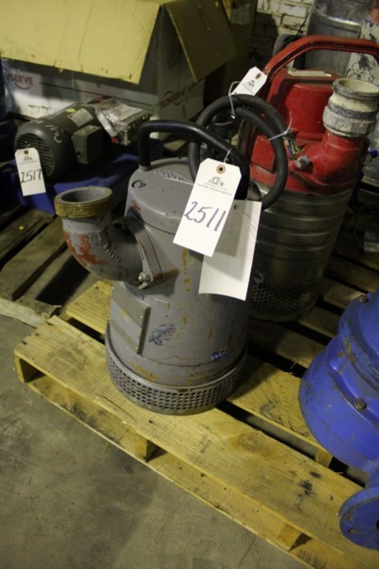 Flygt 2075 2 1/2" Submersible Pump, M# 2075.324-075001 5.4 Hp 3395 Rpm 4Kw | Seller to load for $