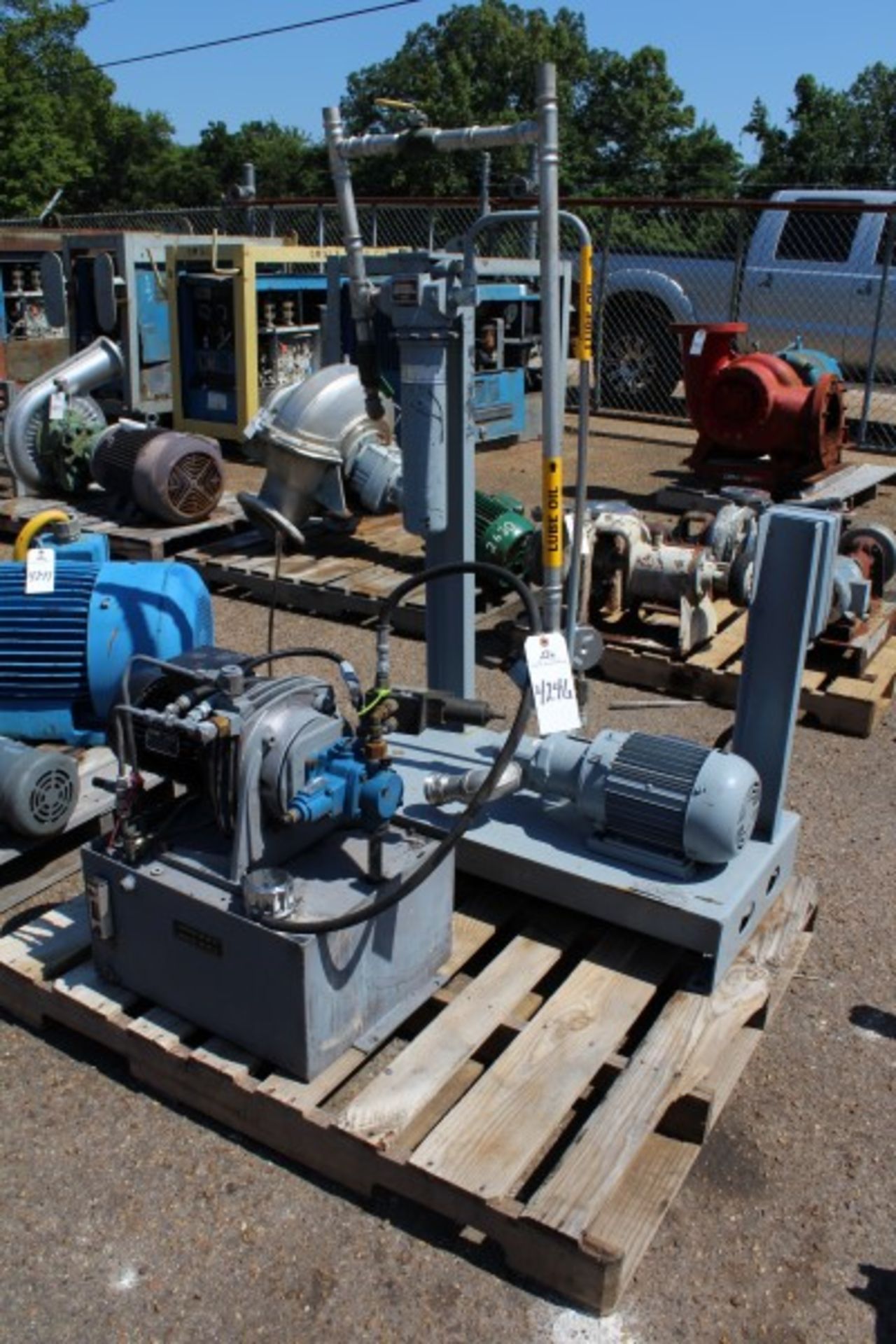 Pallet Lot Pumps | Seller to load for $10 per lot or buyers may remove hand carry items by