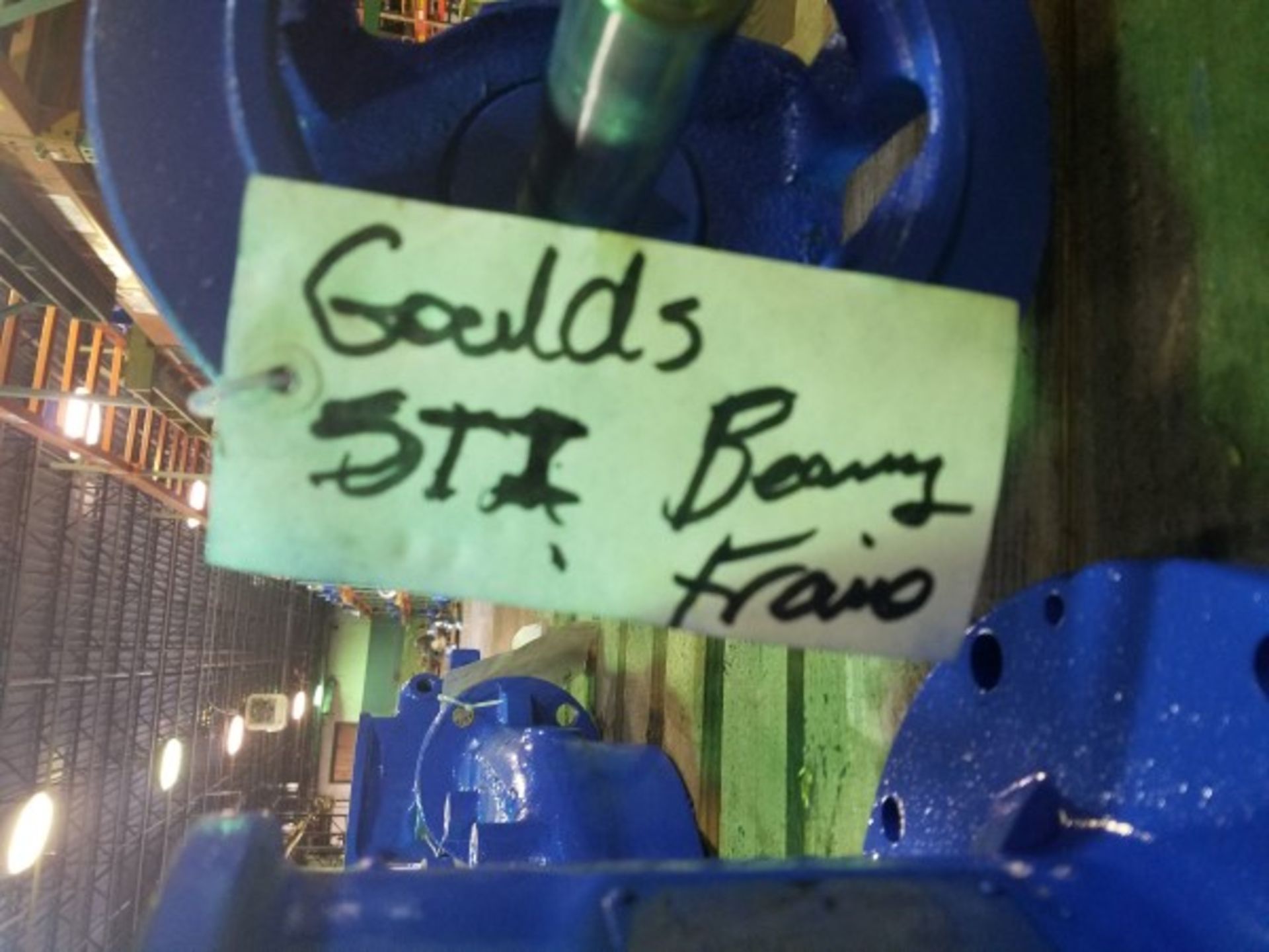 Goulds STI Bearing Frame | Seller to load for $10 per lot or buyers may remove hand carry items by - Image 2 of 2