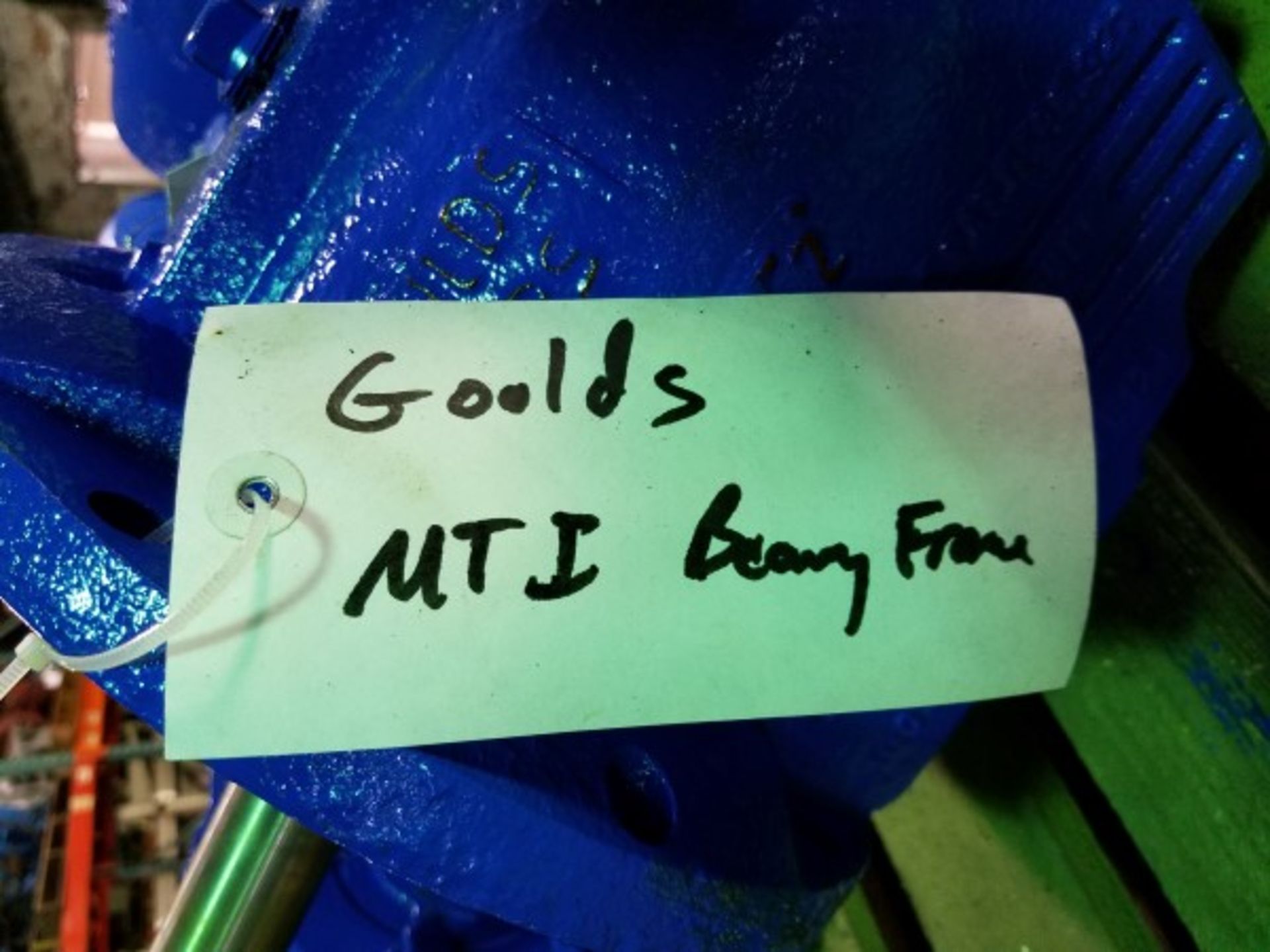 Goulds MTI Bearing Frame | Seller to load for $10 per lot or buyers may remove hand carry items by - Image 2 of 2
